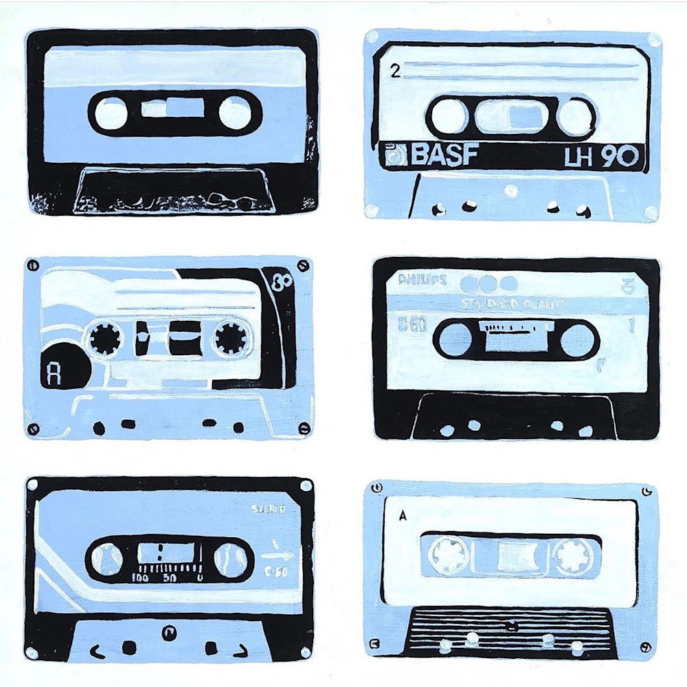 Blue cassettes 5000 px jpg asf print wudiui