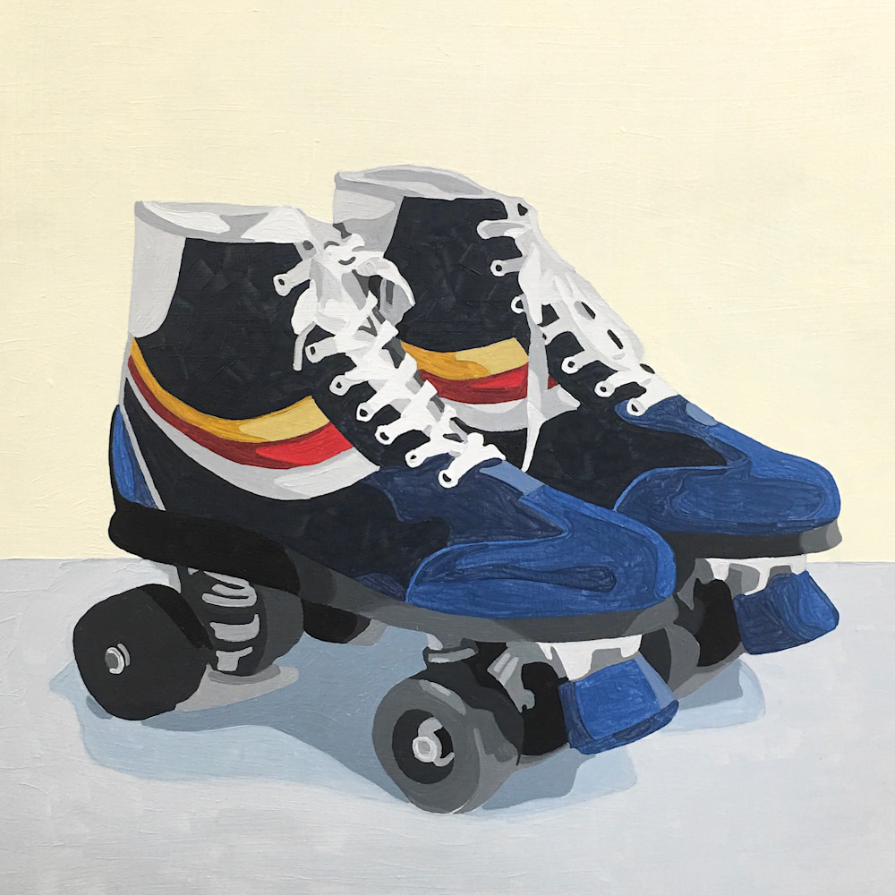 Blue roller skates 5000px jpg asf print tcwhdg