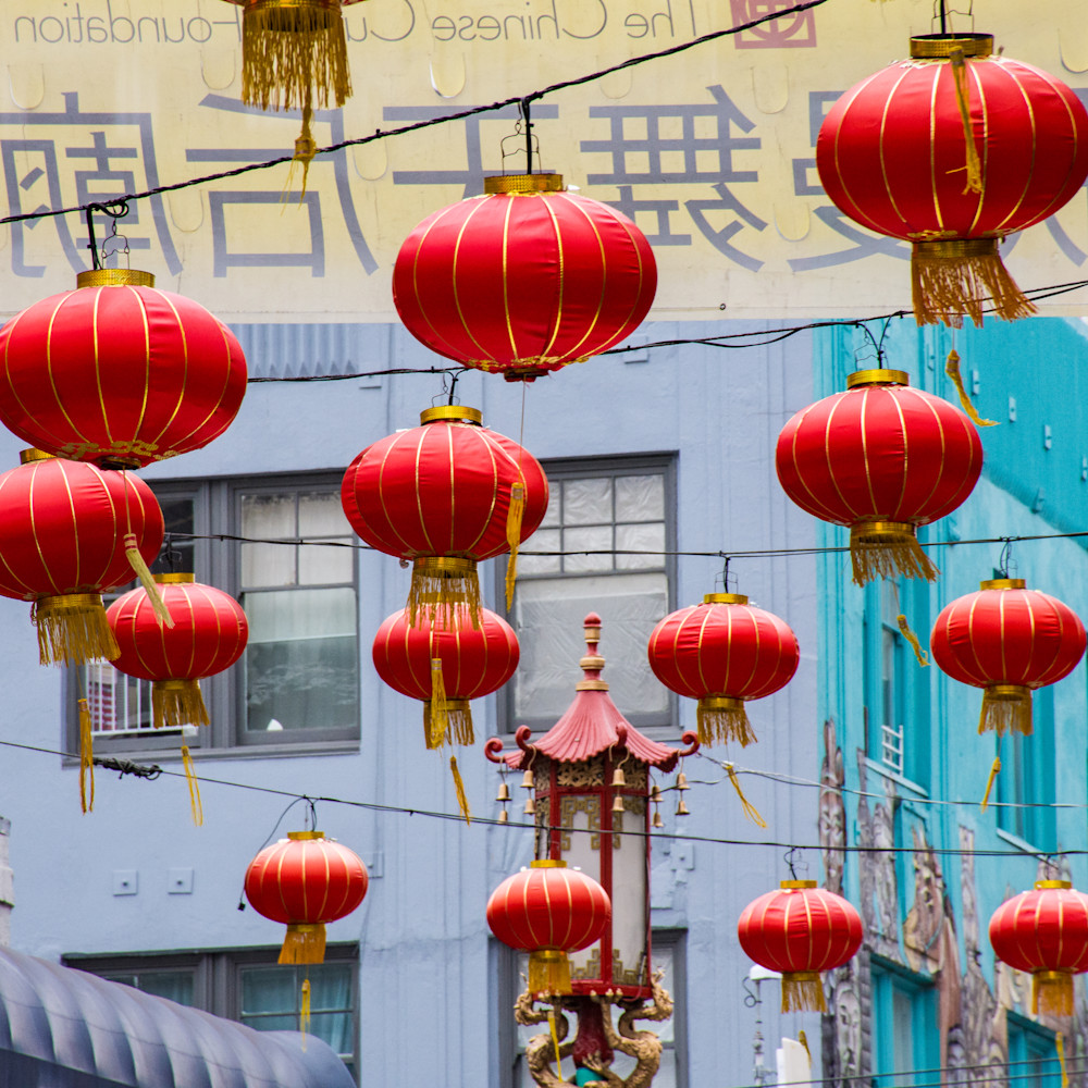 Lanterns   chinatown   san francisco z1cwvv
