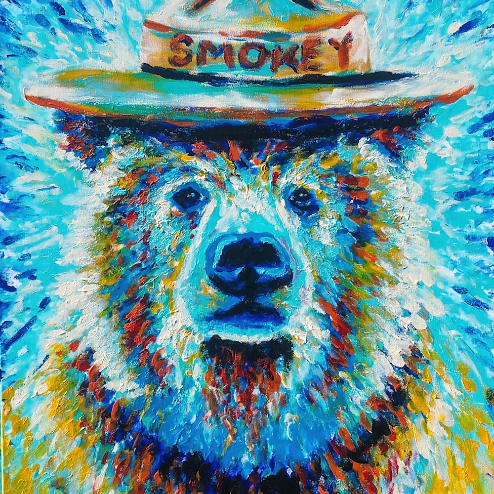 Smokey bear gigapixel art scale 6 00x nom4ik