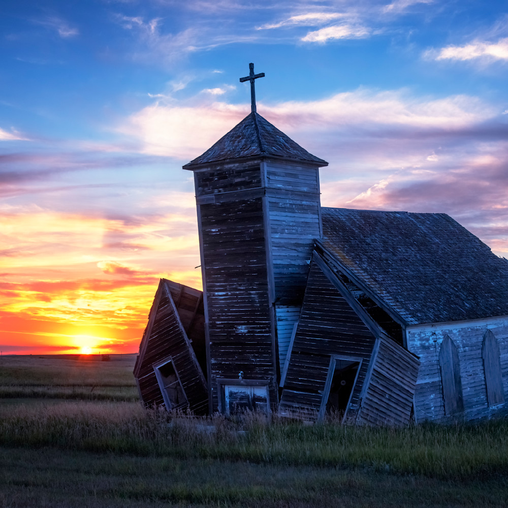 Andy crawford photography sunset at st. johns lutheran church ppba0l