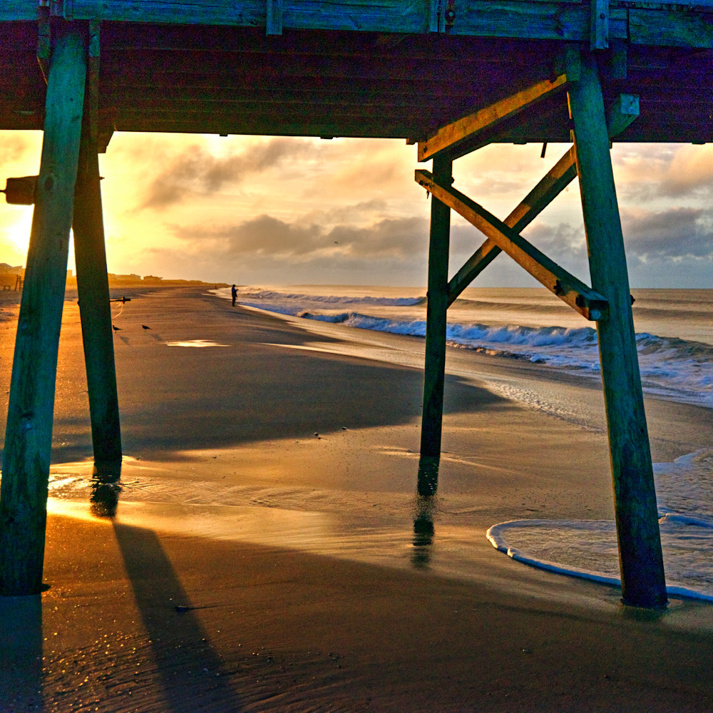 Peaceful sunrise on atlantic beach rqw7il