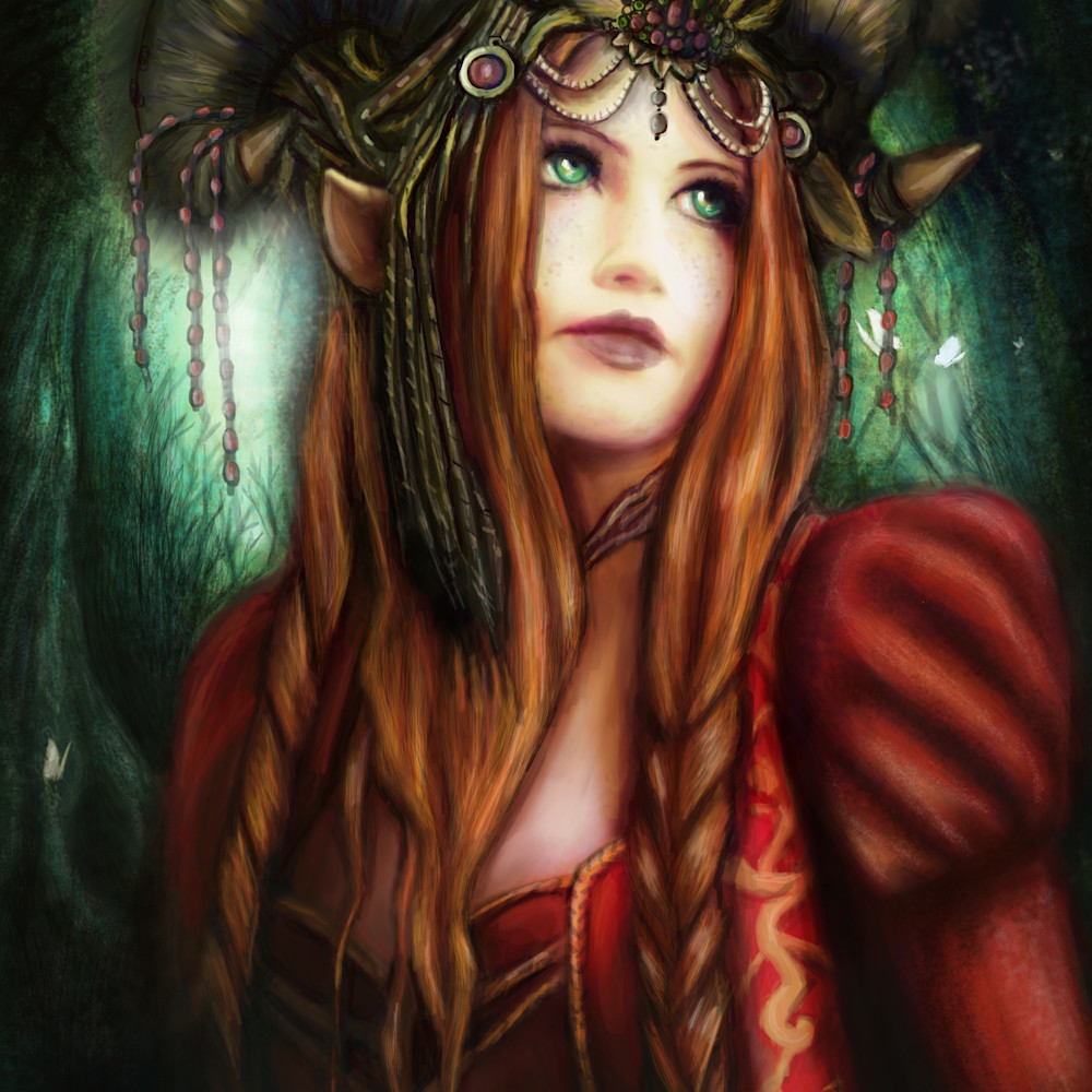 Red elf queen mvxvas