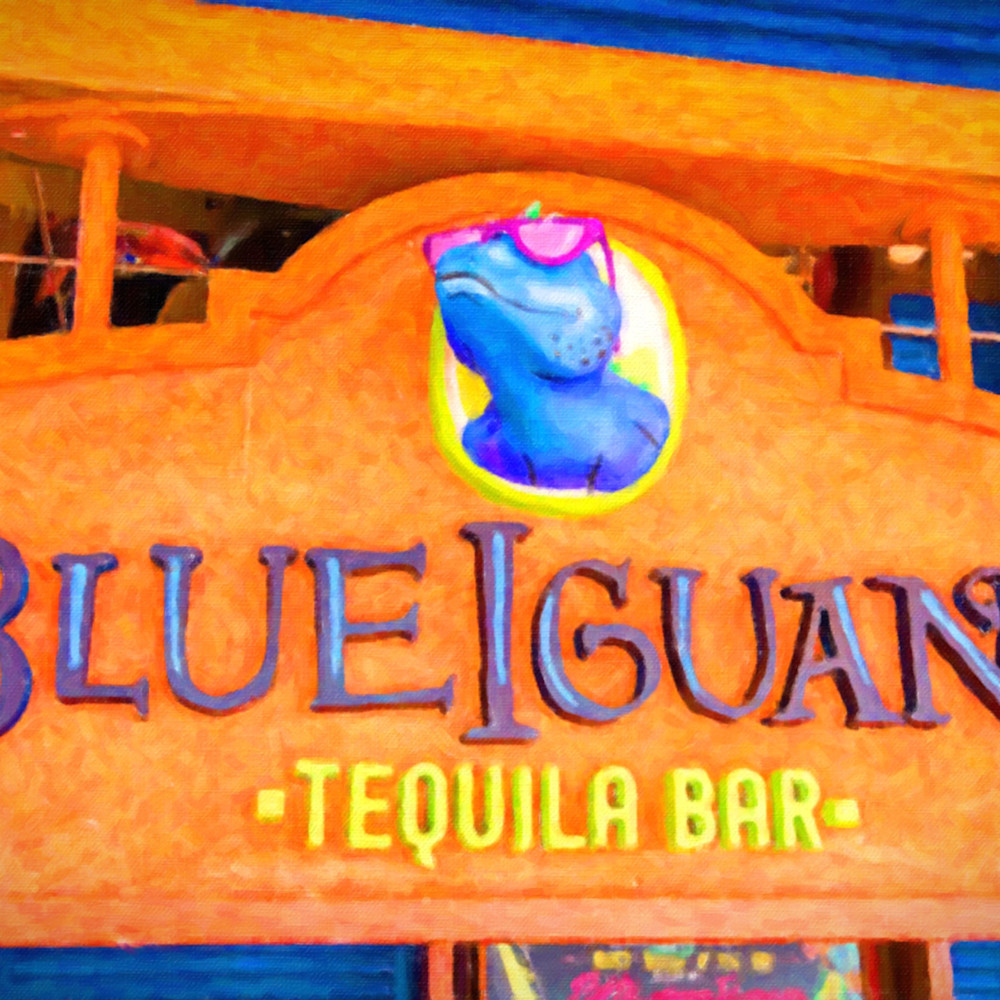 Blue iguana tequila bar midorp