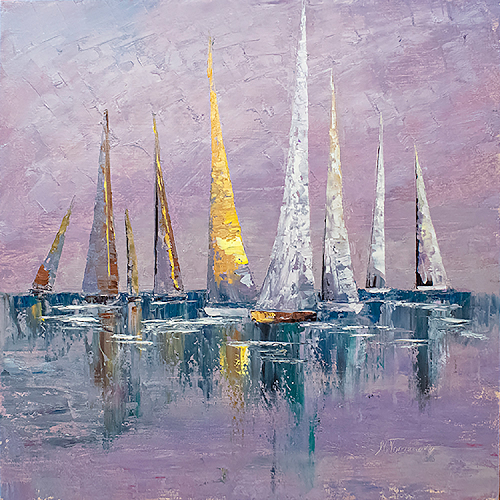 Mariya tumanova   sailboats print zhrgnc