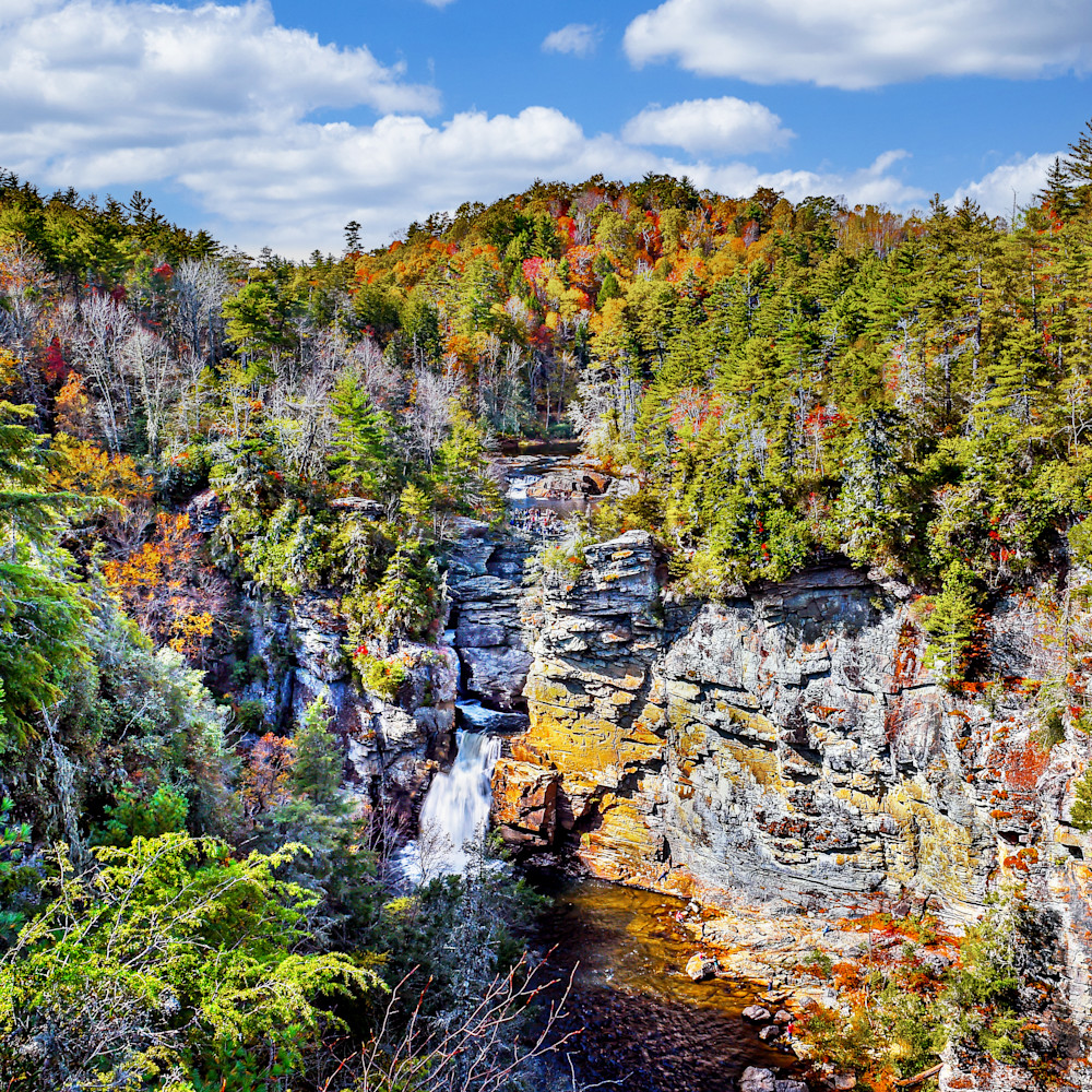 Linville falls erwin s view in autumn ppsci8