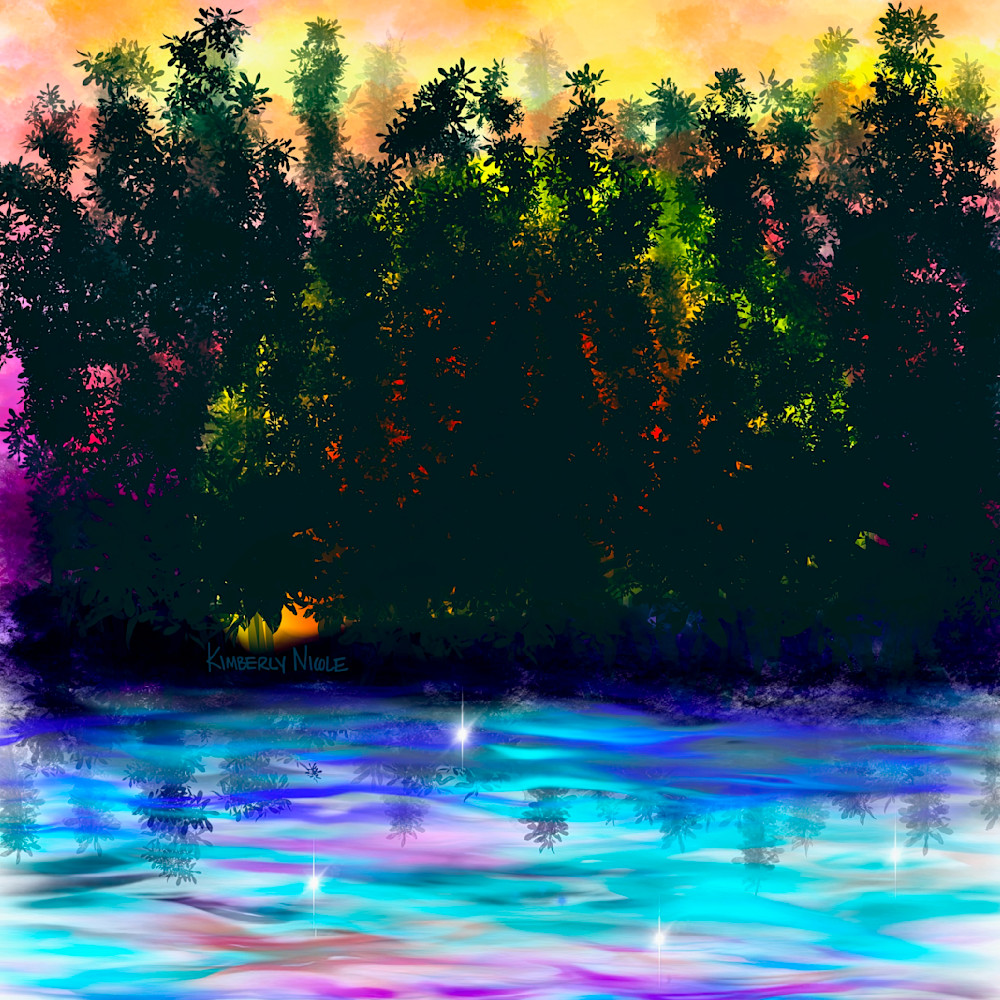 Sunsets on the lake 2 gigapixel art scale 1 62x un5gml