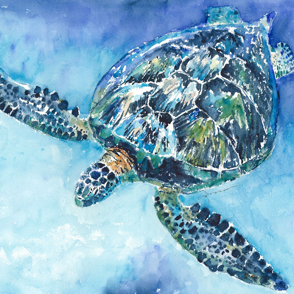 Sea turtle 21 tote qsimgh