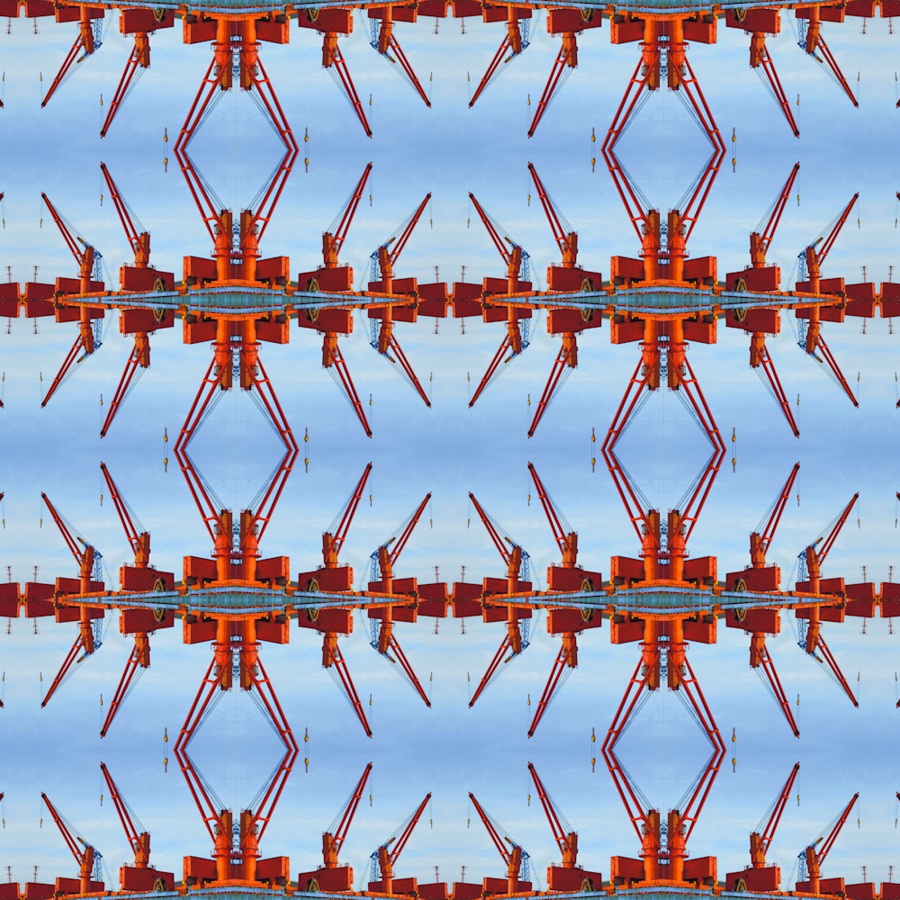 Red cranes 3x3 thqsz9