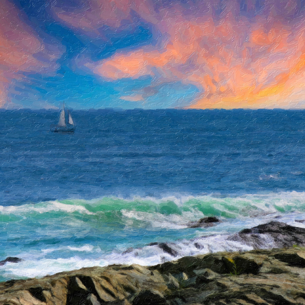 Sunset sail paint ehswjn
