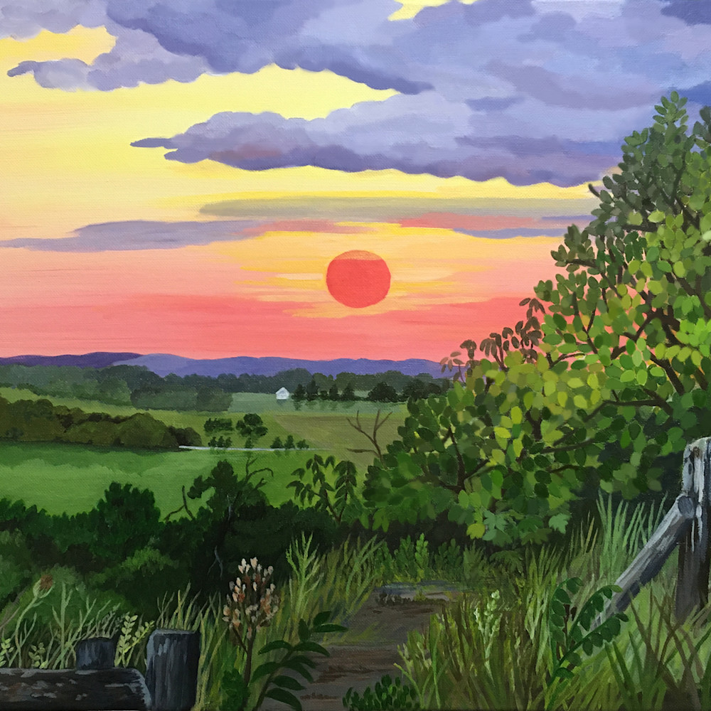 Sunset on magnolia bluff e9hour