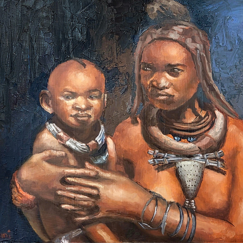 Himba mother and child q5weco