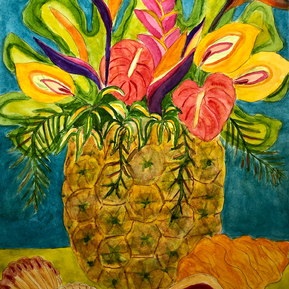 Pineapple vase fzzgfh
