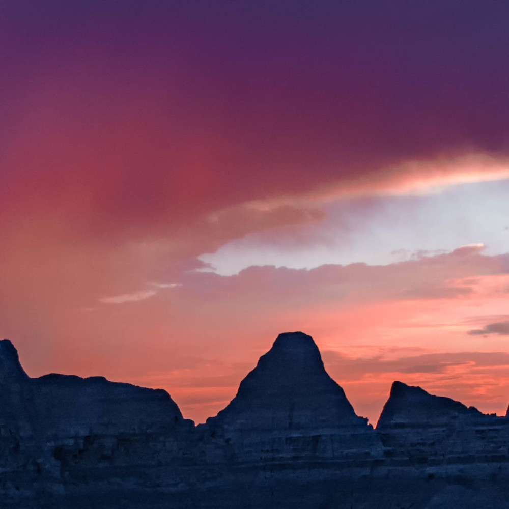 Panoramic badlands sunset 1 of 1 vsntji
