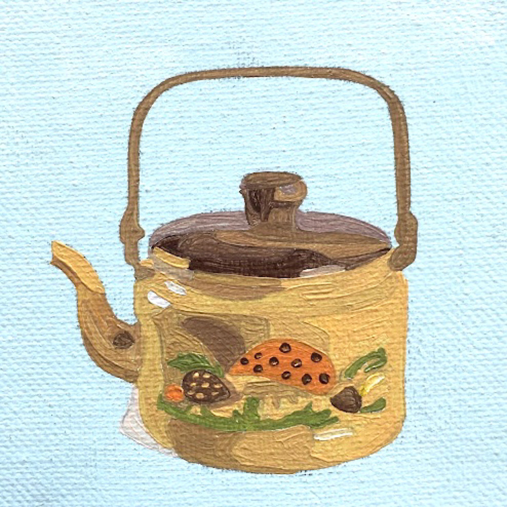 Mustard teapot xqkp8r