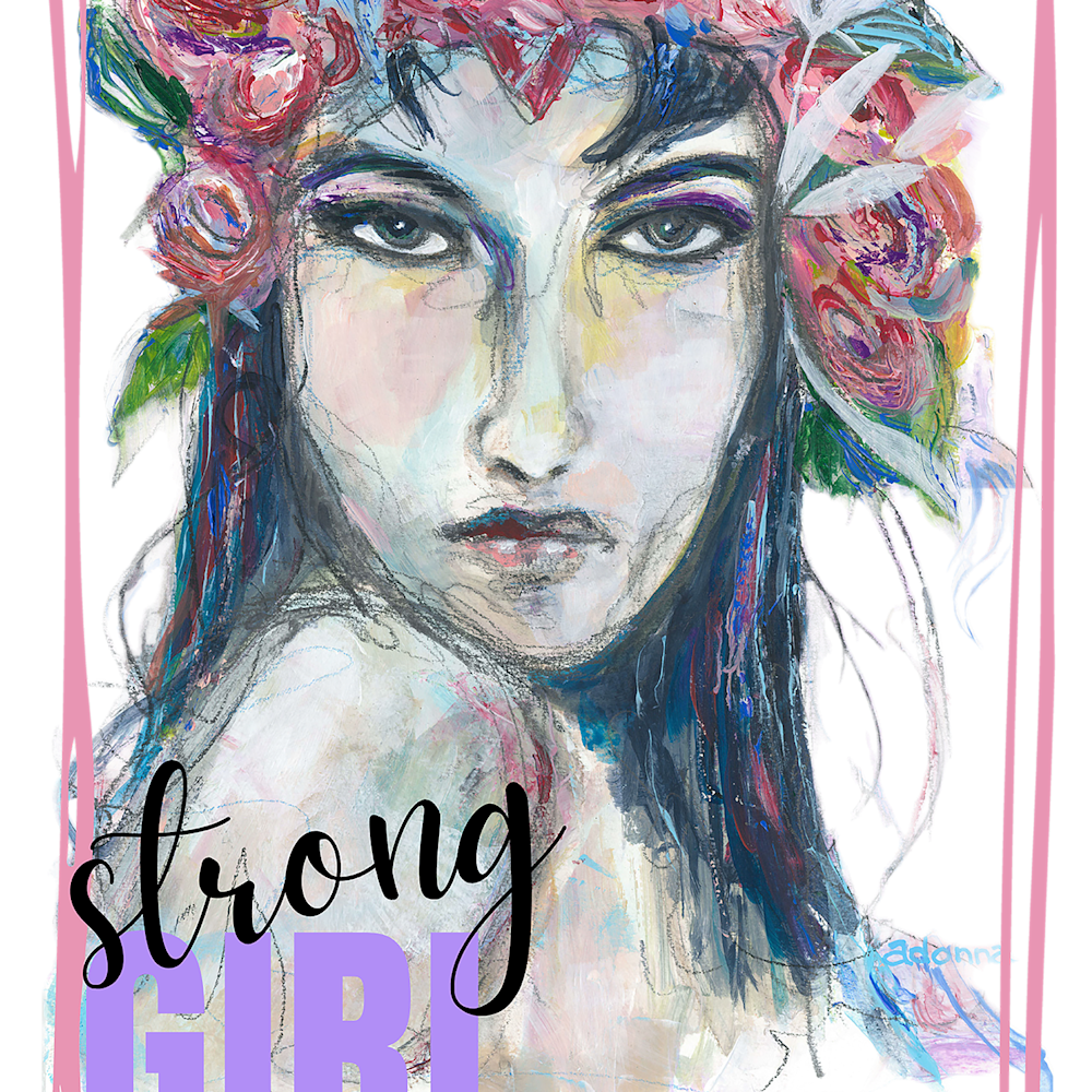 Strong girl choose yourself in frame hires vmgjjh