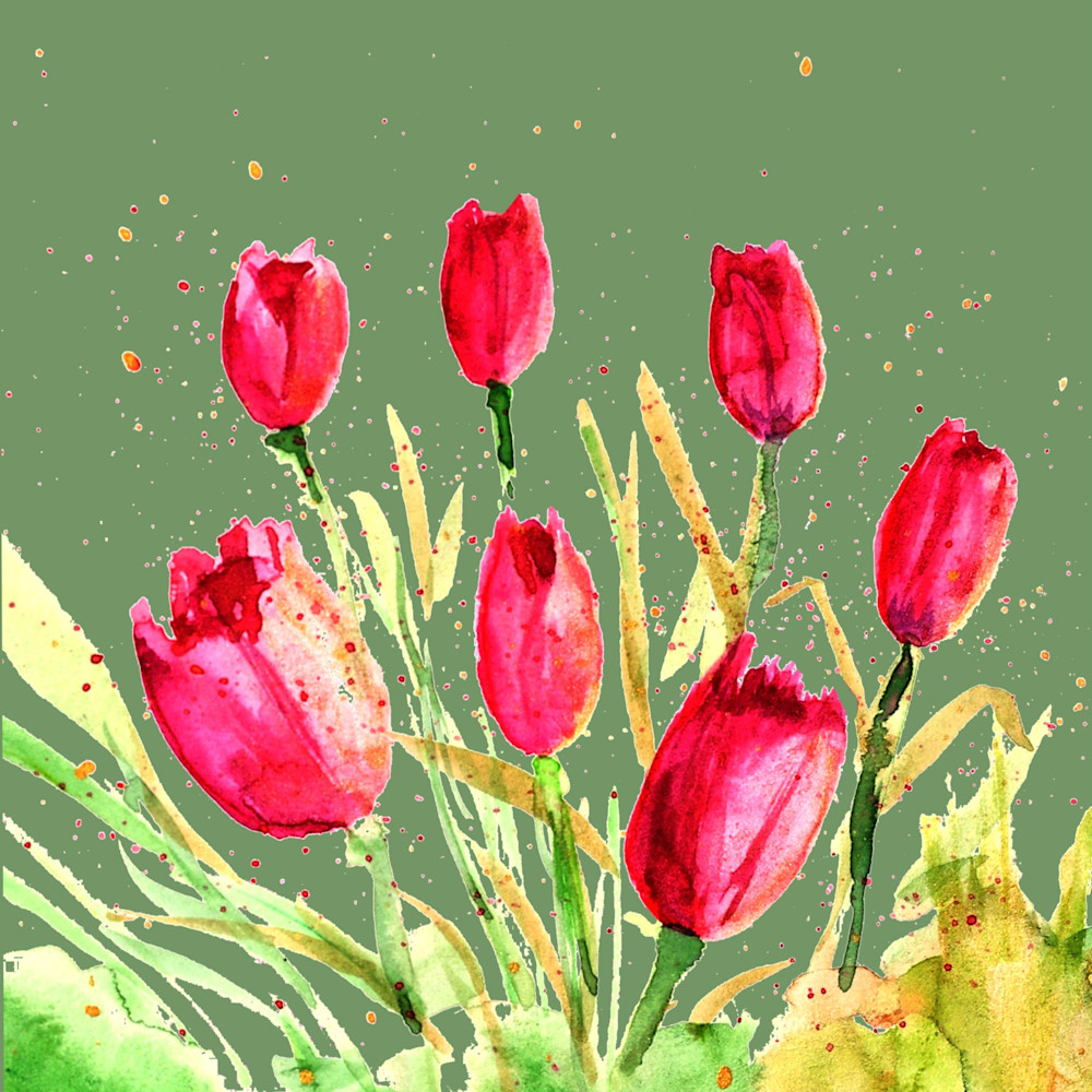 Asf tulips green aaamdc