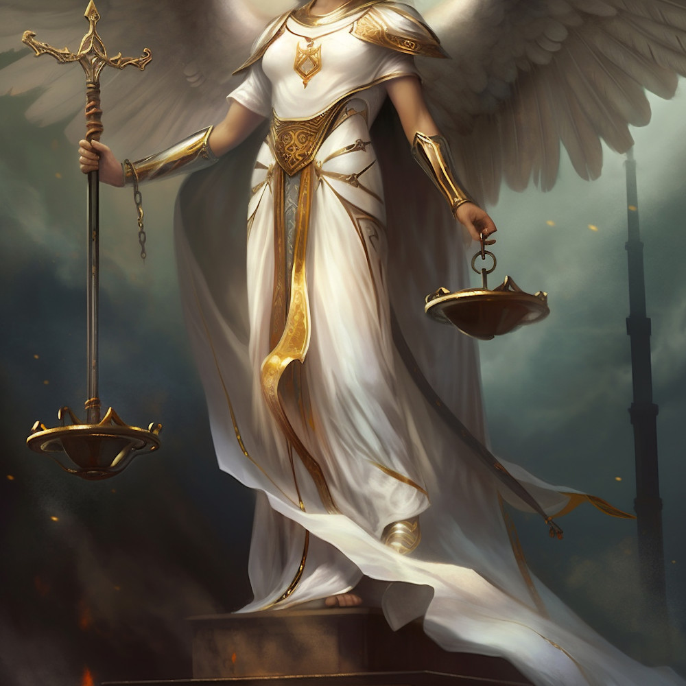 Archangel Raguel 2 Art Color 1 Photo