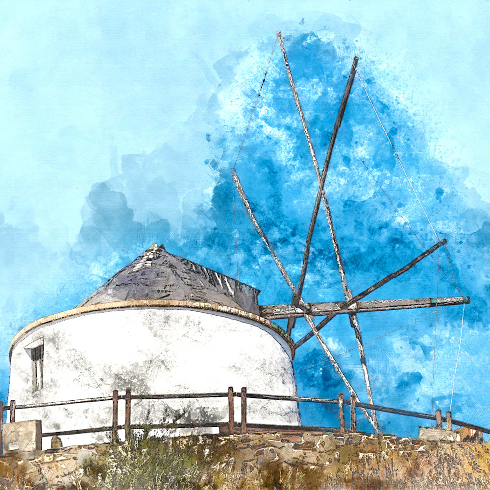Spanish windmill square e7qgpb