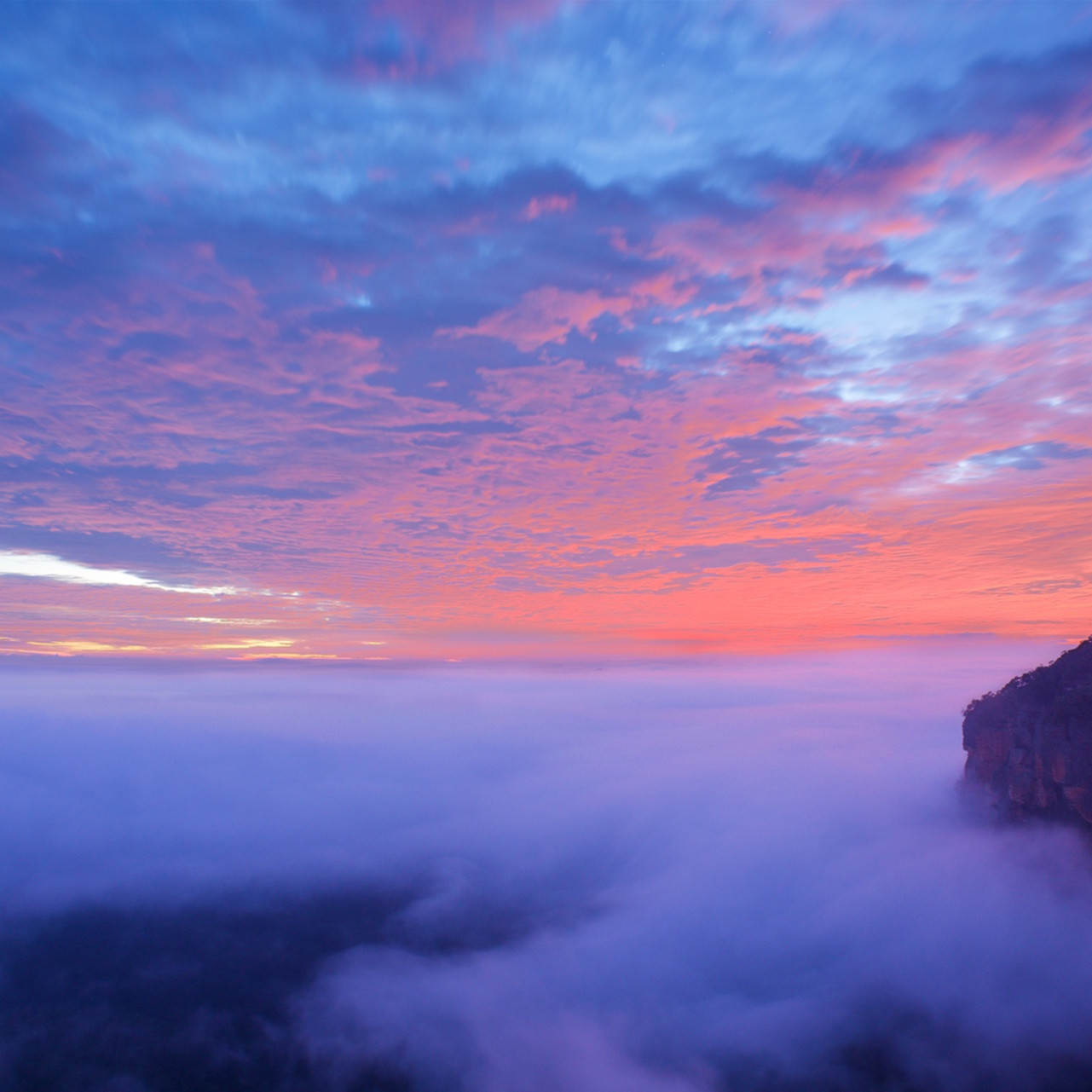 Govetts Sky Show Blackheath Blue Mountains National Park NSW