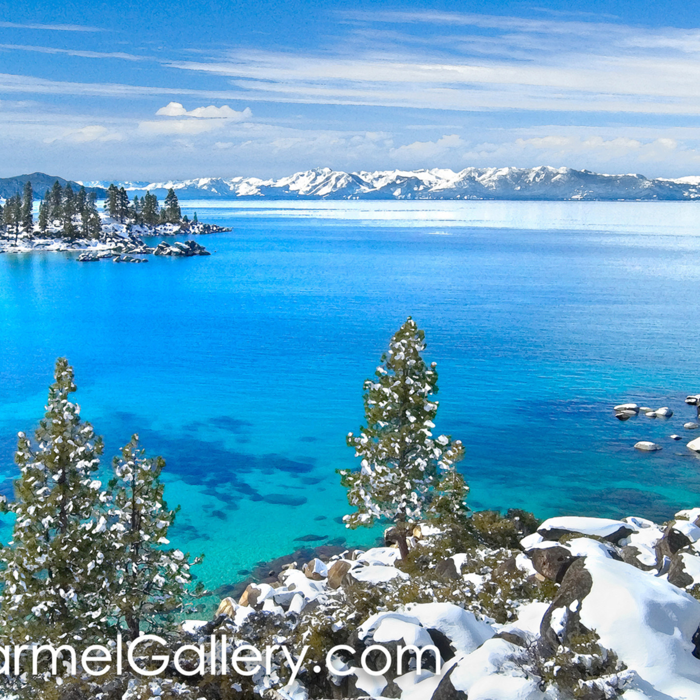 Winter View Lake Tahoe