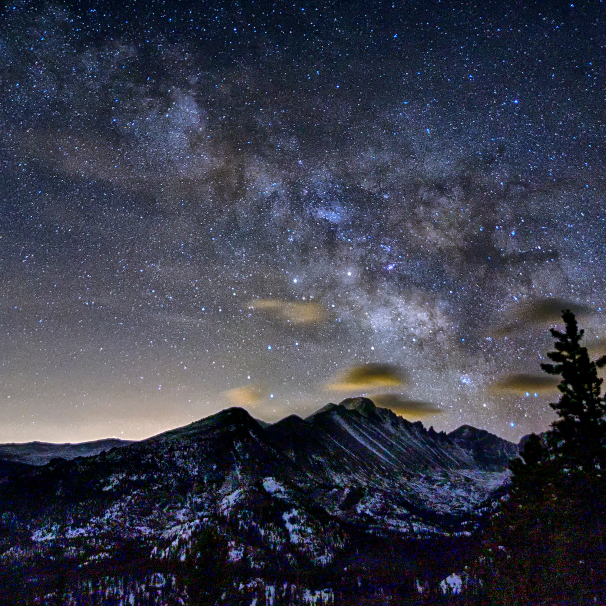 Night Sky Over Rocky Mountain National Park