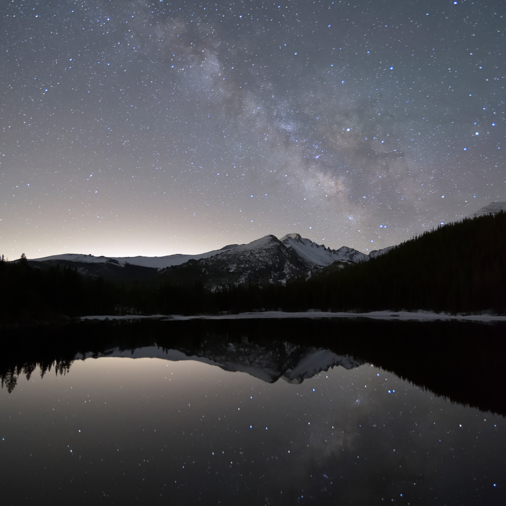 Milky Way Over Longs Peak