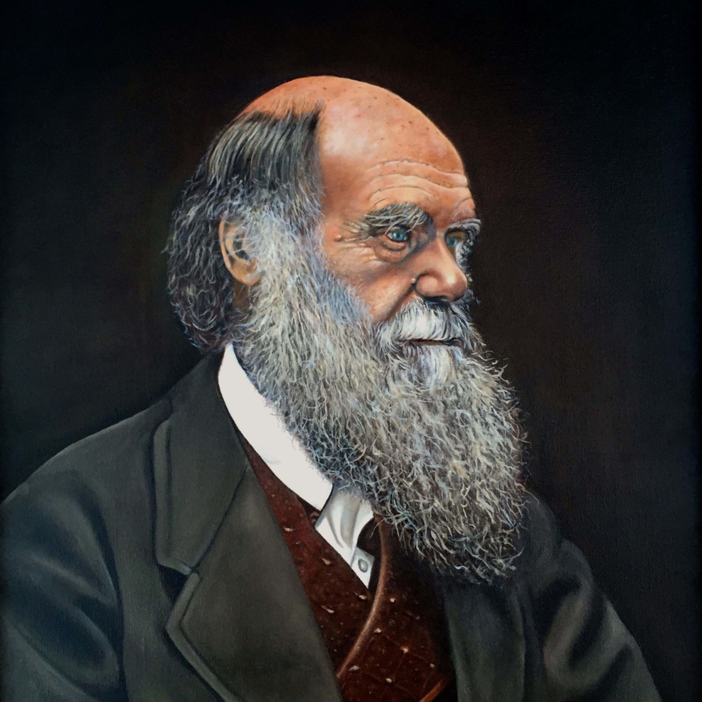 Portrait Of Charels Darwin
