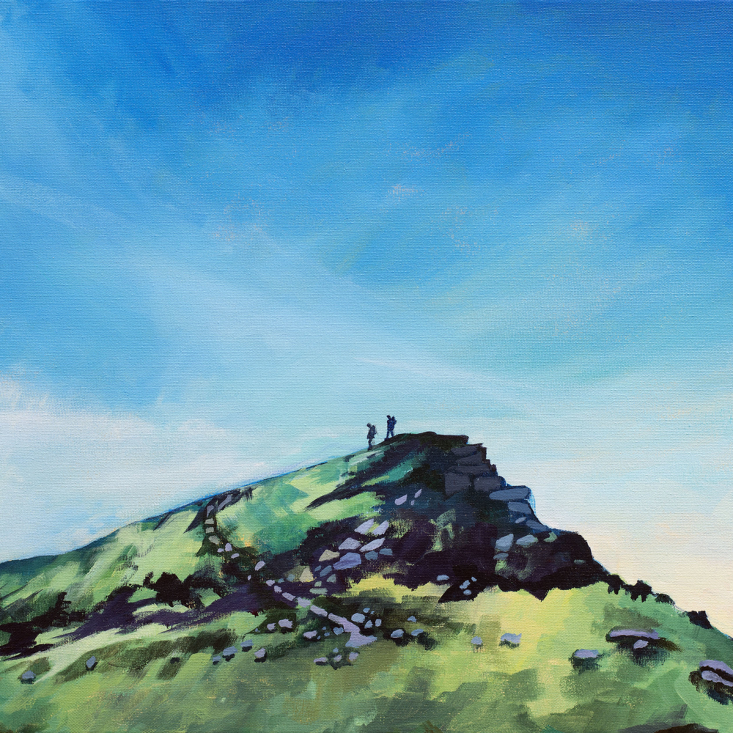 Crickhowell Table Mountain Art Prtint