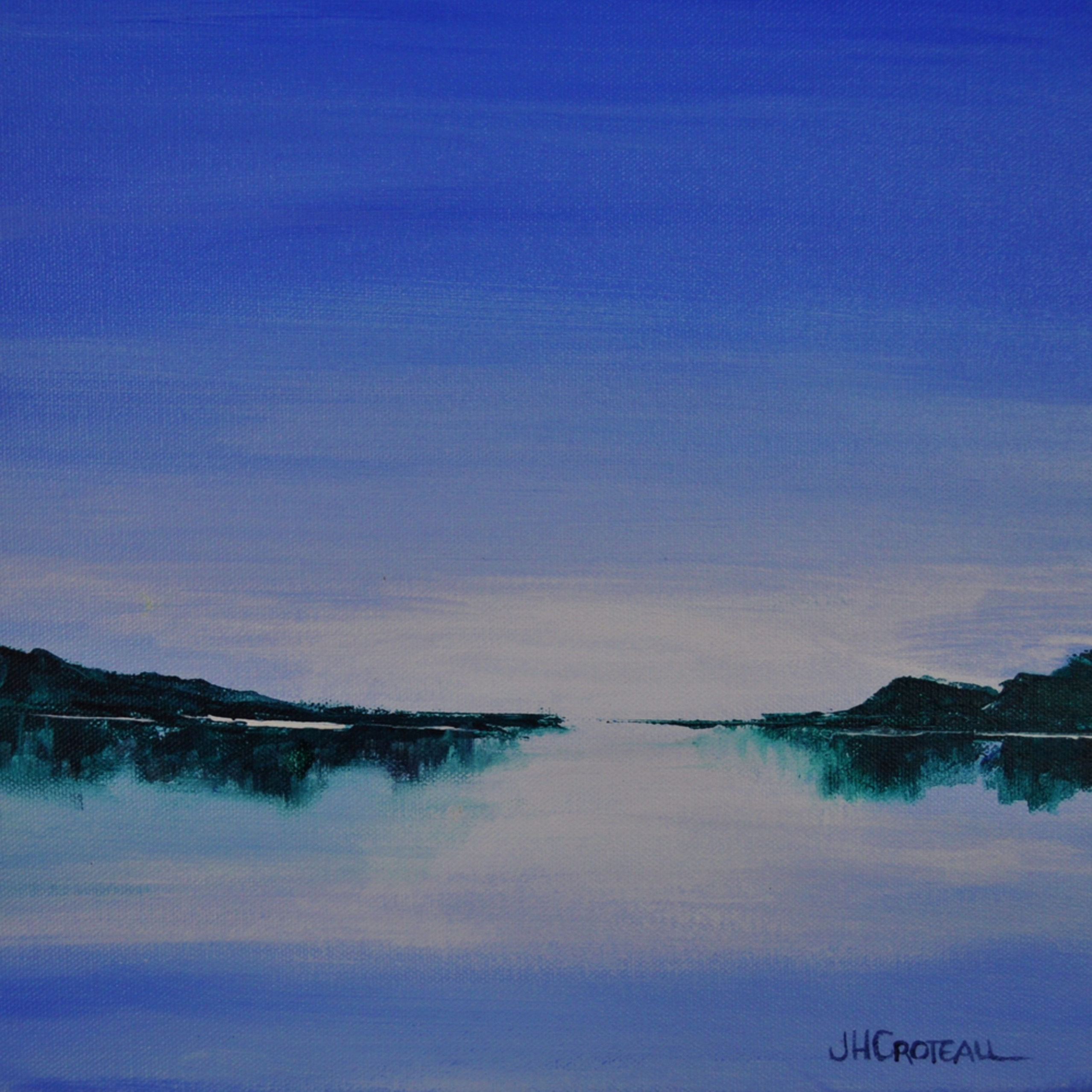 As Above So Below Reflection Of Islands On The Lake