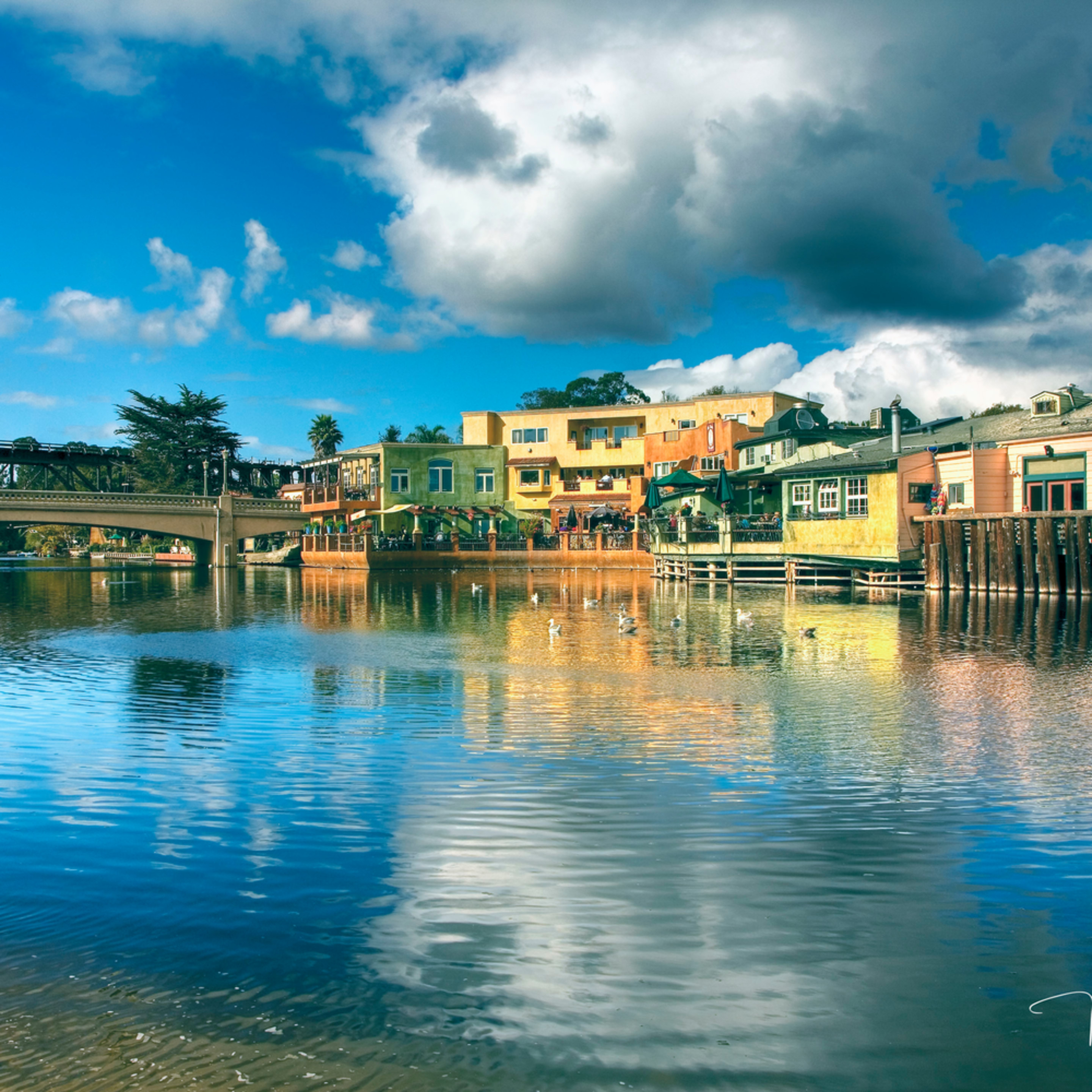 Capitola Reflection Art Tony Pagliaro Gallery