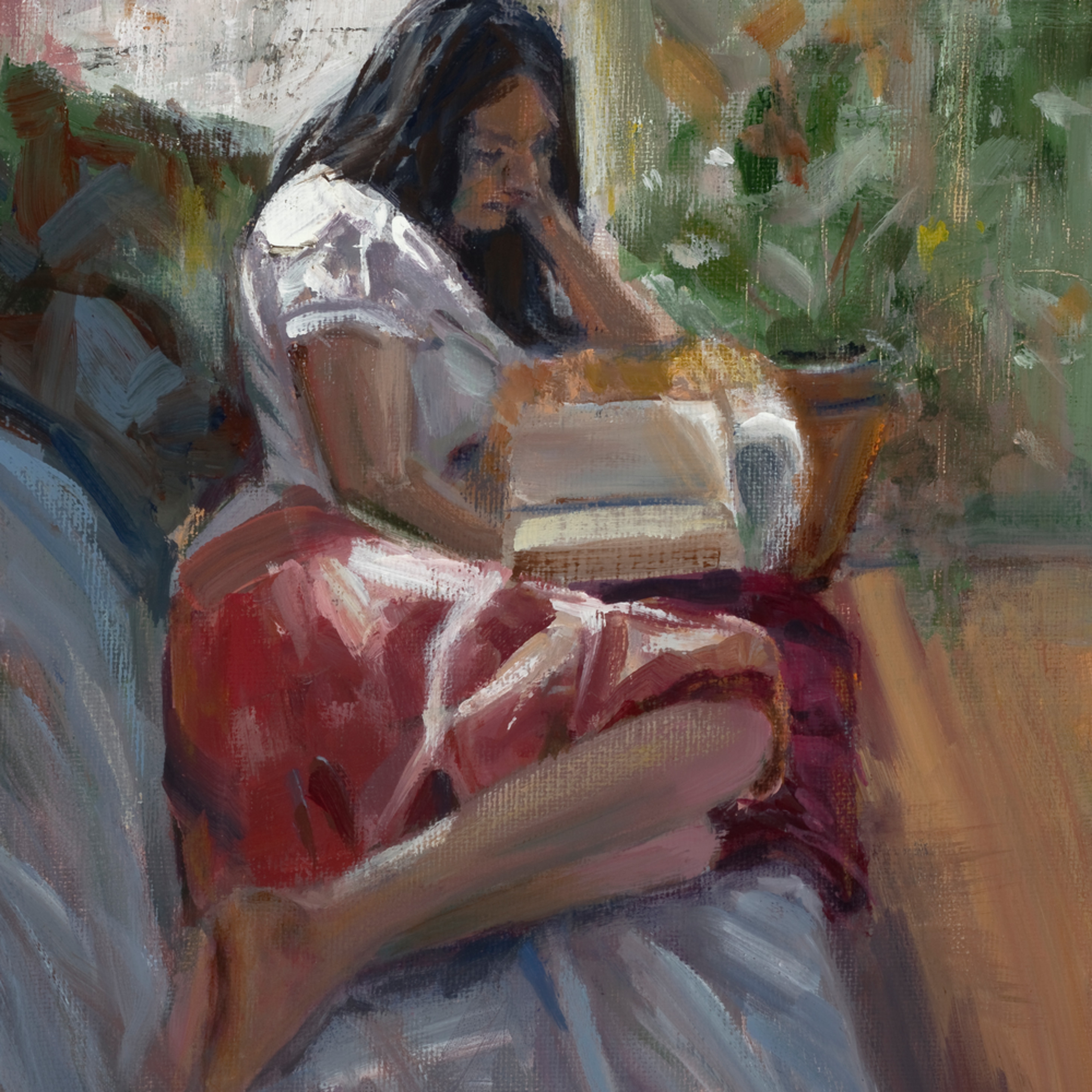 Girl On The Couch Southwest Art Gallery Tucson