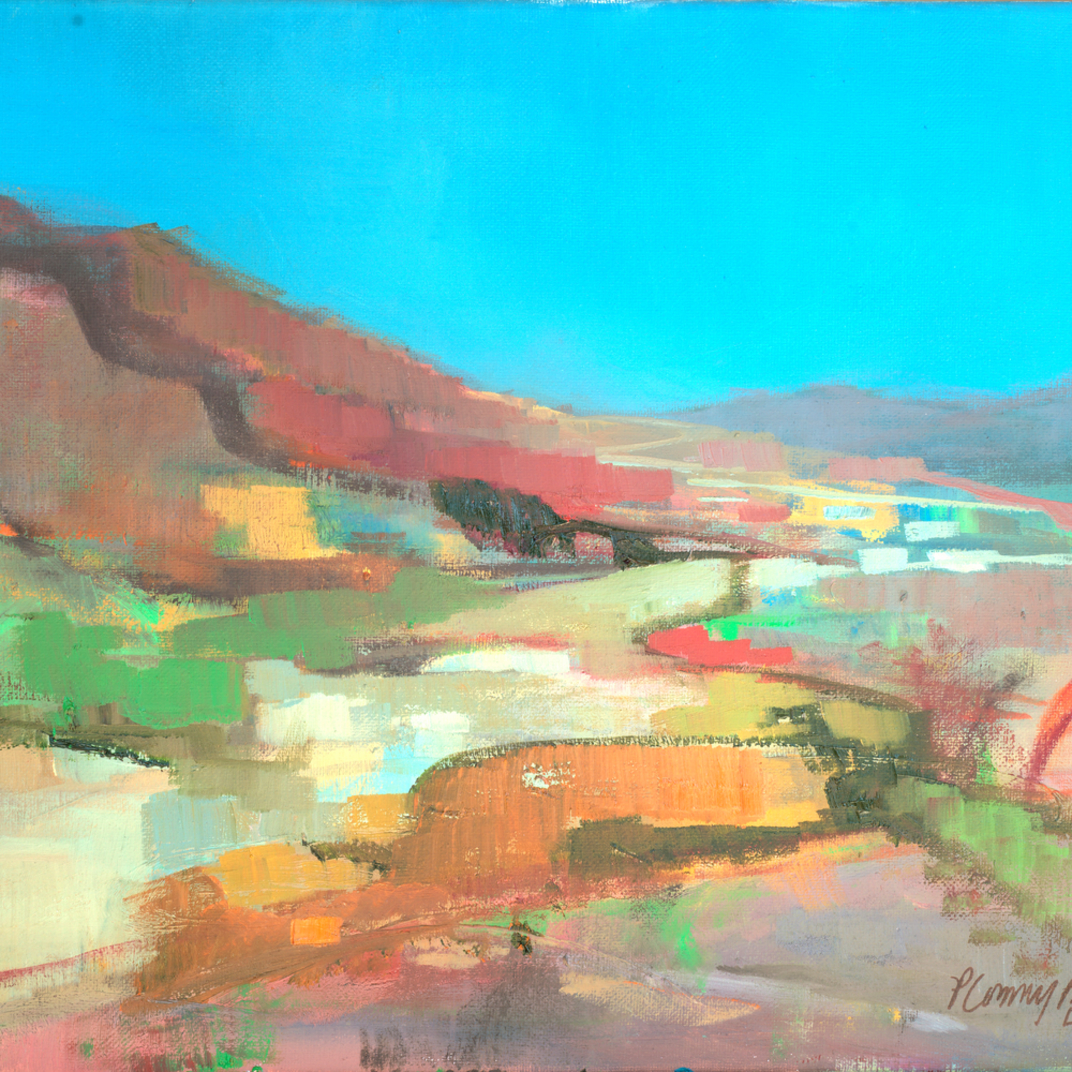 Arizona Desert Abstract Painting