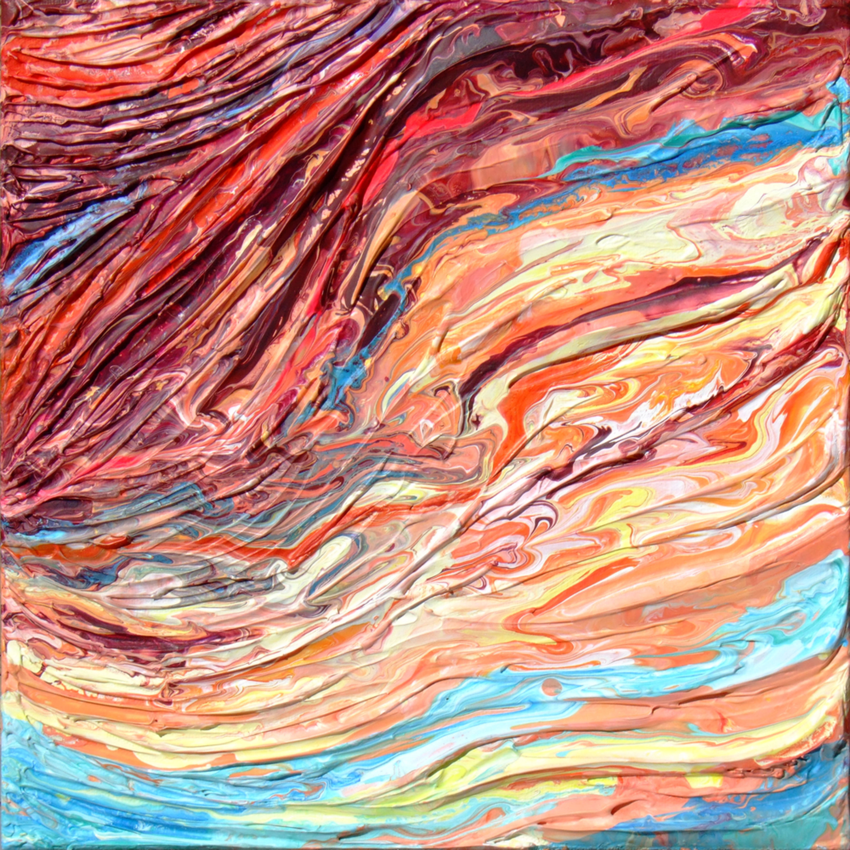 Abstract Rock Painting Strata 1