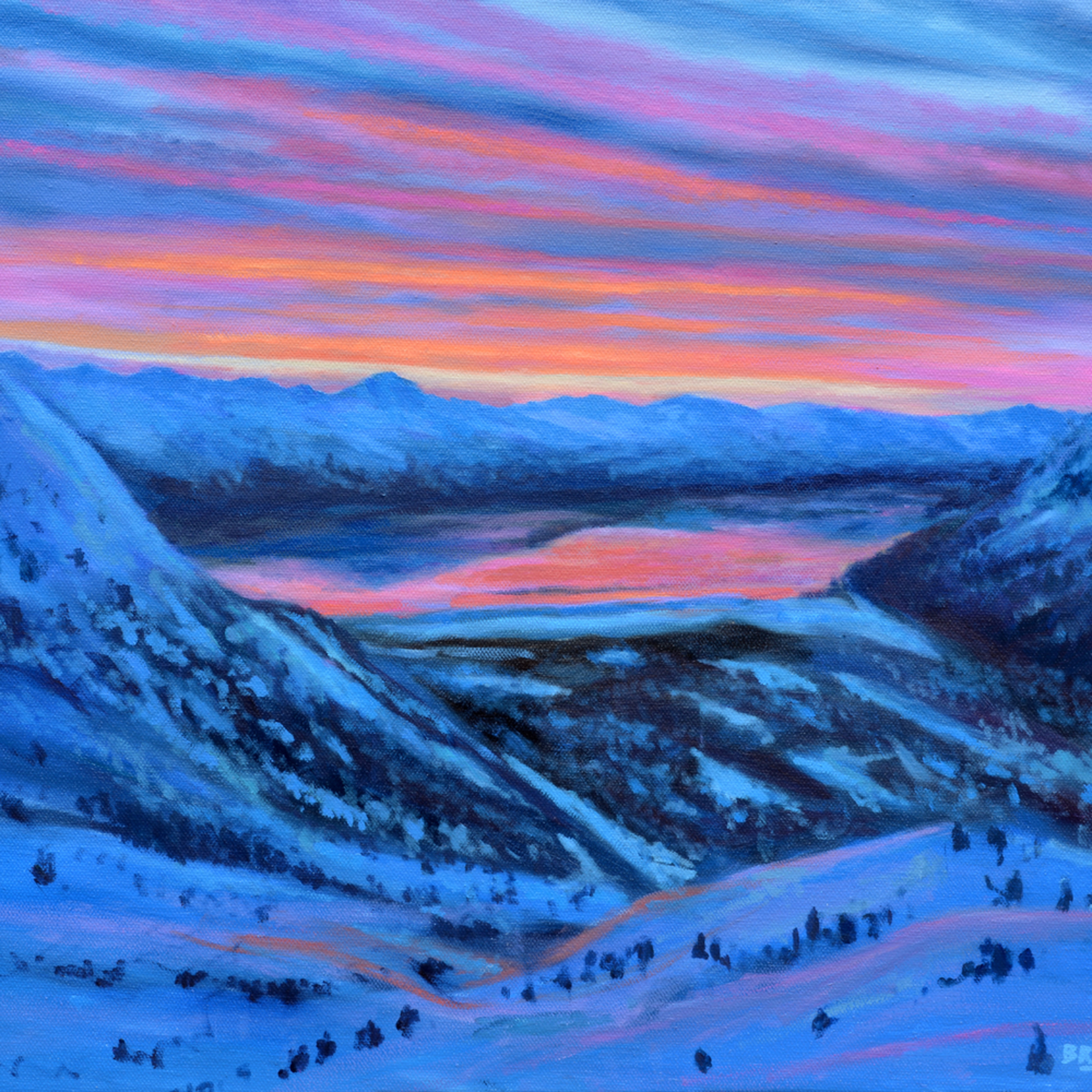 Mount Alyeska Painting