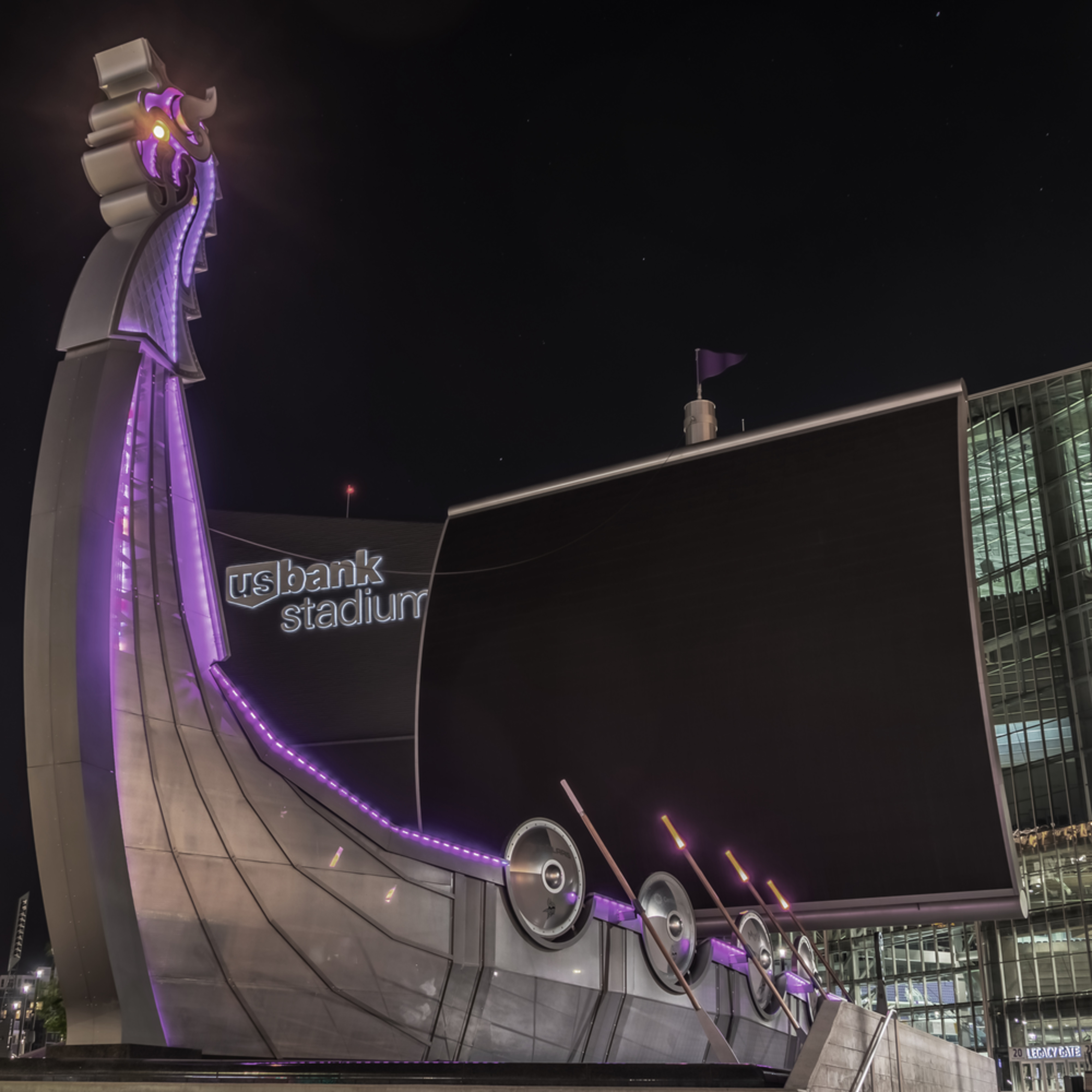 Minnesota Vikings Ship Us Bank Stadium Pics William Drew Photography