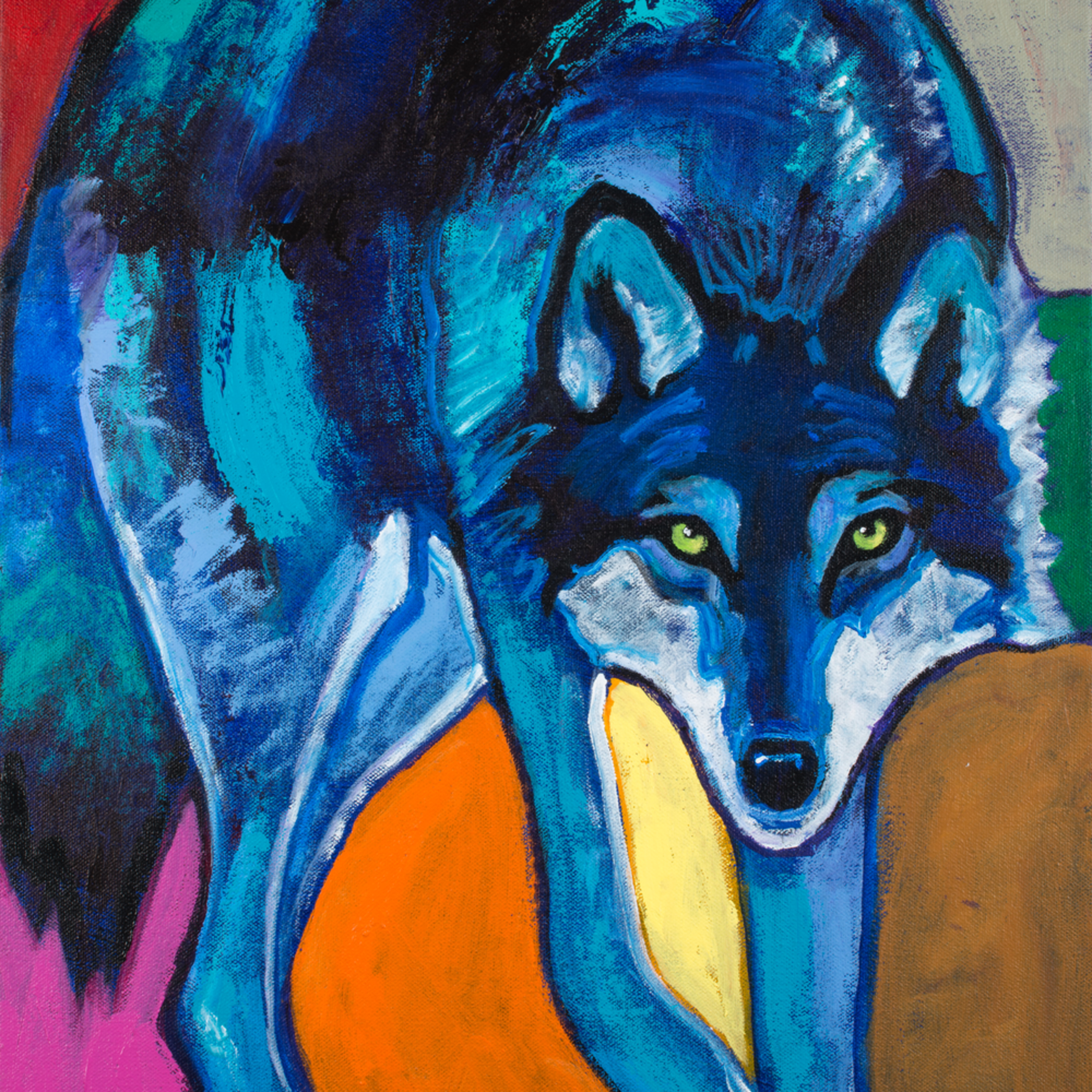 Blue Wolf John Nieto