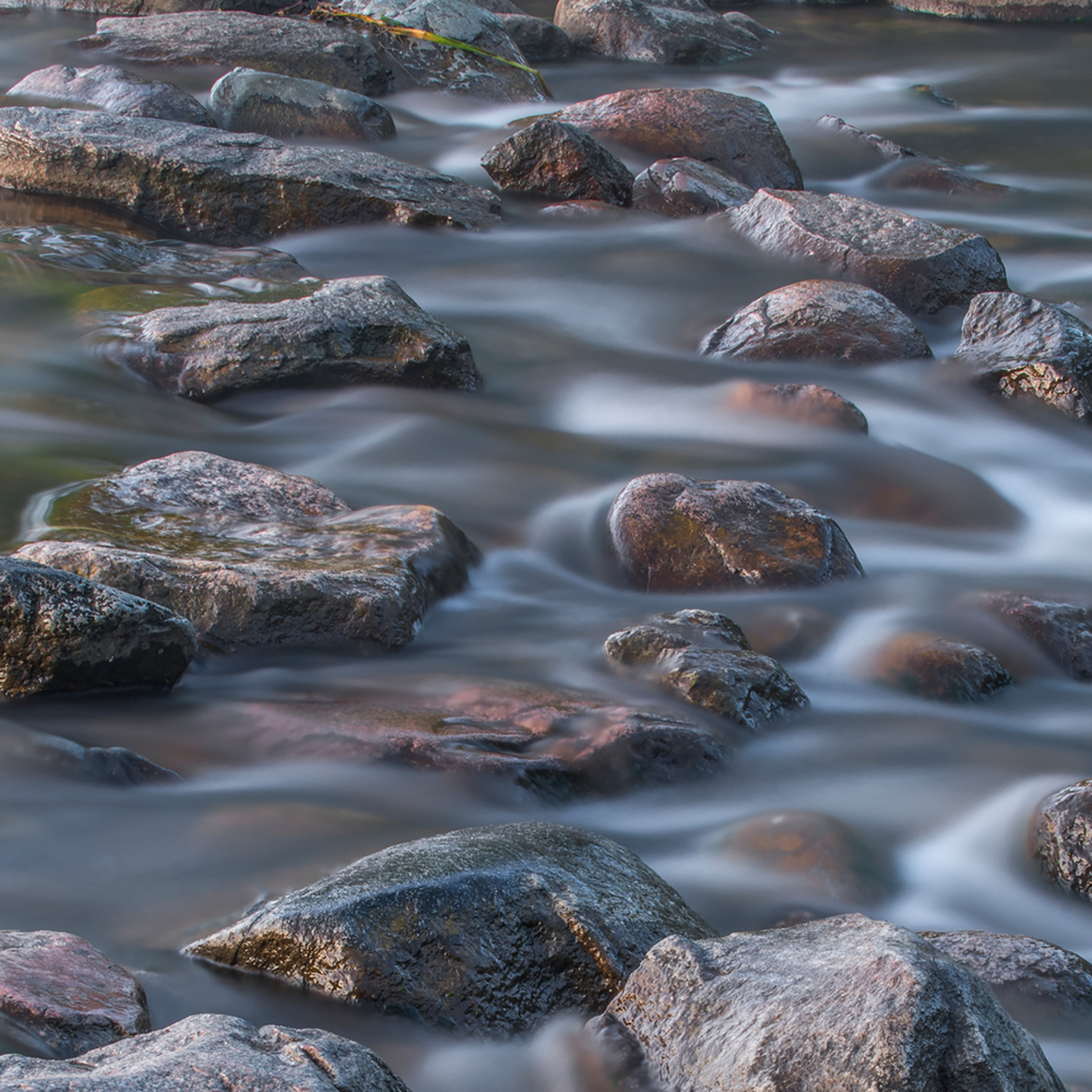 Mississippi Headwaters Rocks Panoramic