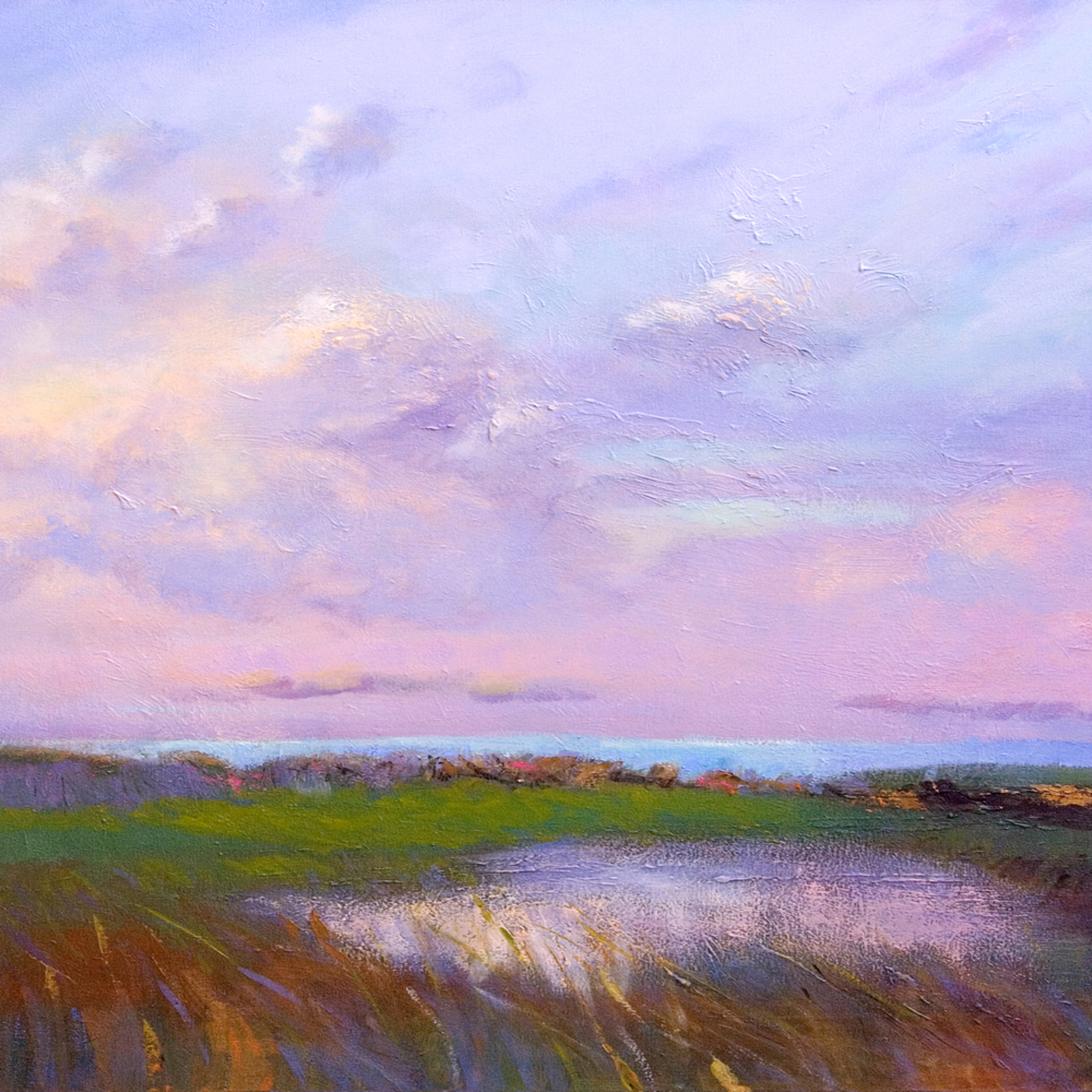 Pastel Clouds Painting Fine Art Print Heart By Dorothy Fagan