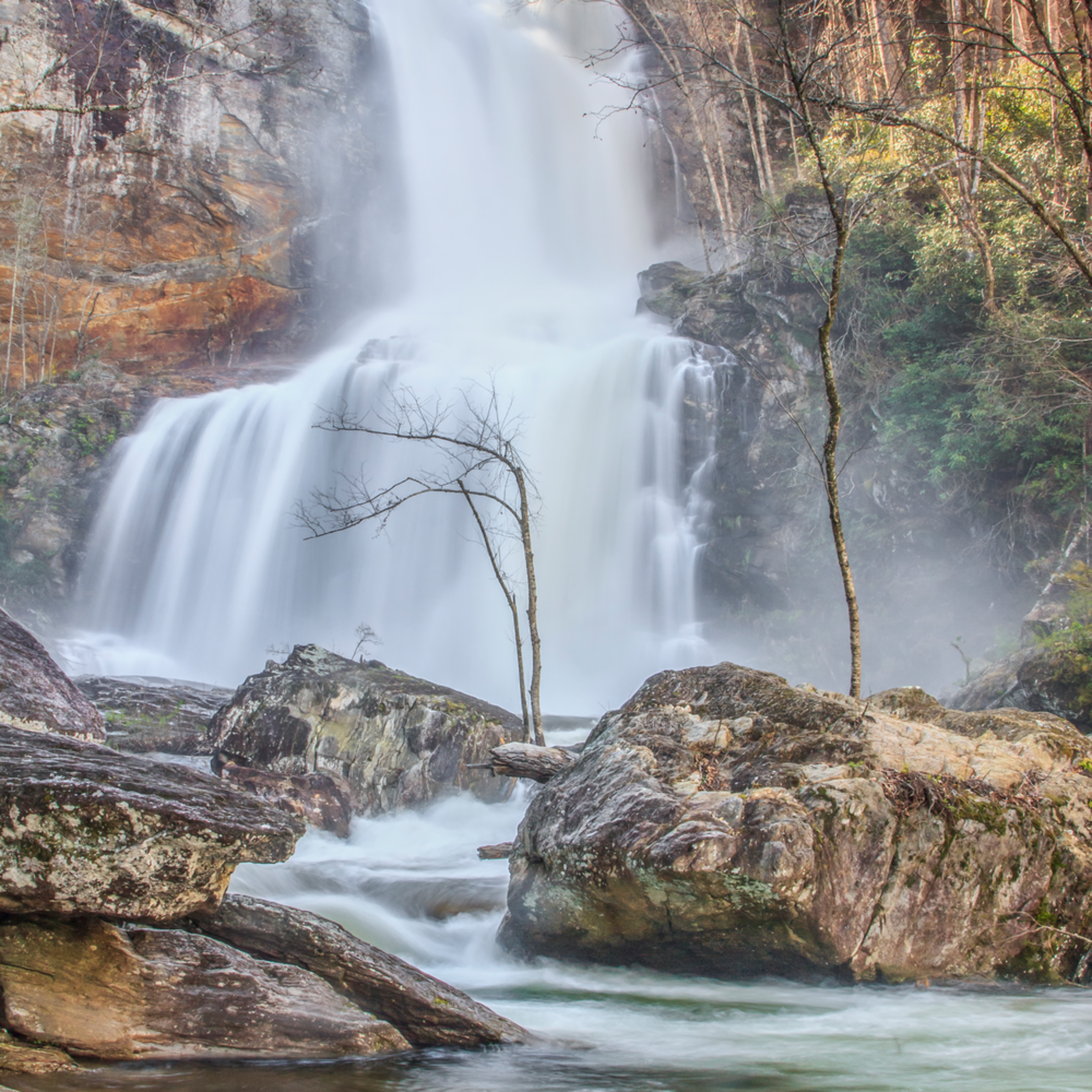 Cullowhee Falls Photography Art Red Rock Photography
