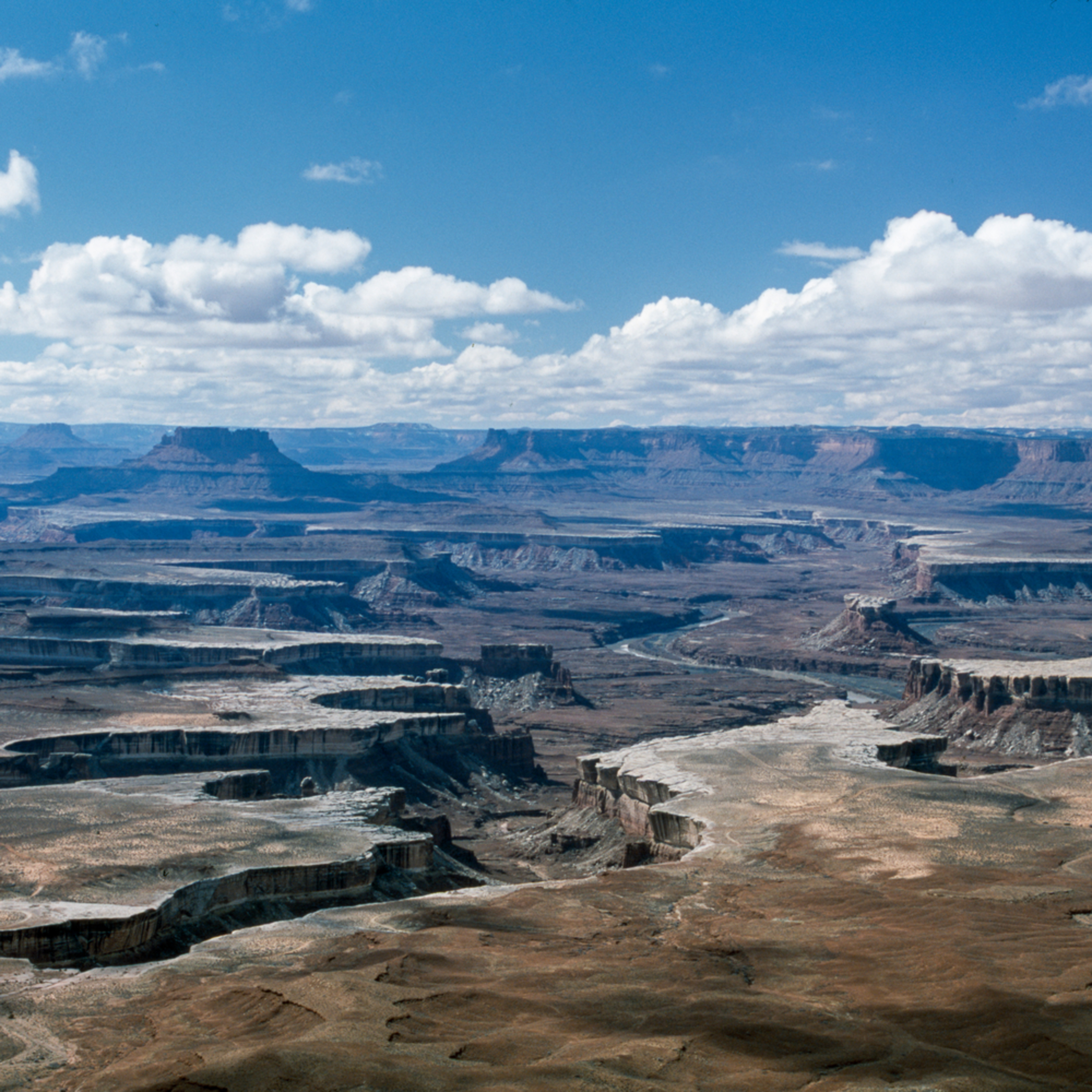 Canyonlands National Park, Utah; Green River Overlook, Islands in the Sky