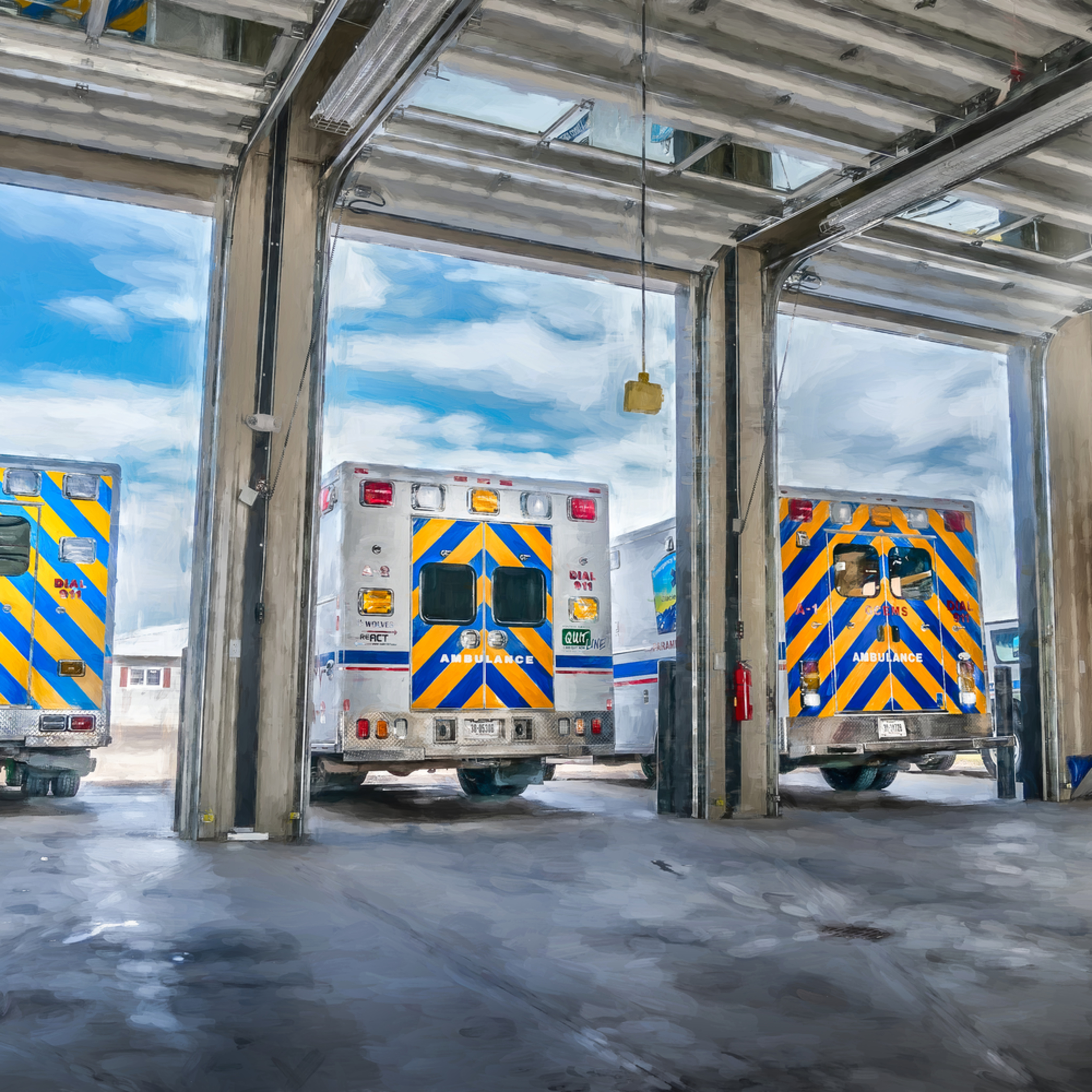 Ambulance Bay Art DanSun Photo Art