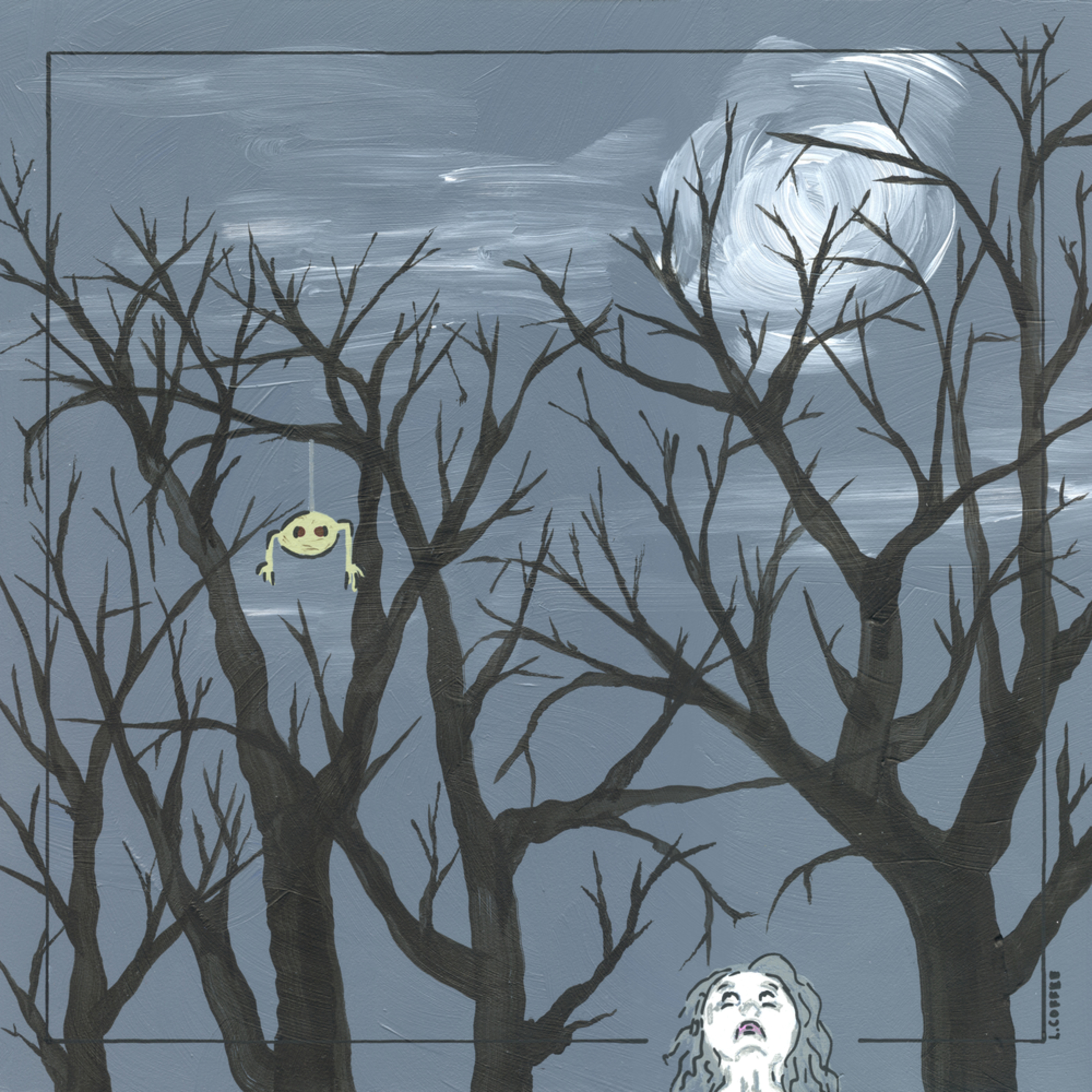 Creepy Trees At Night