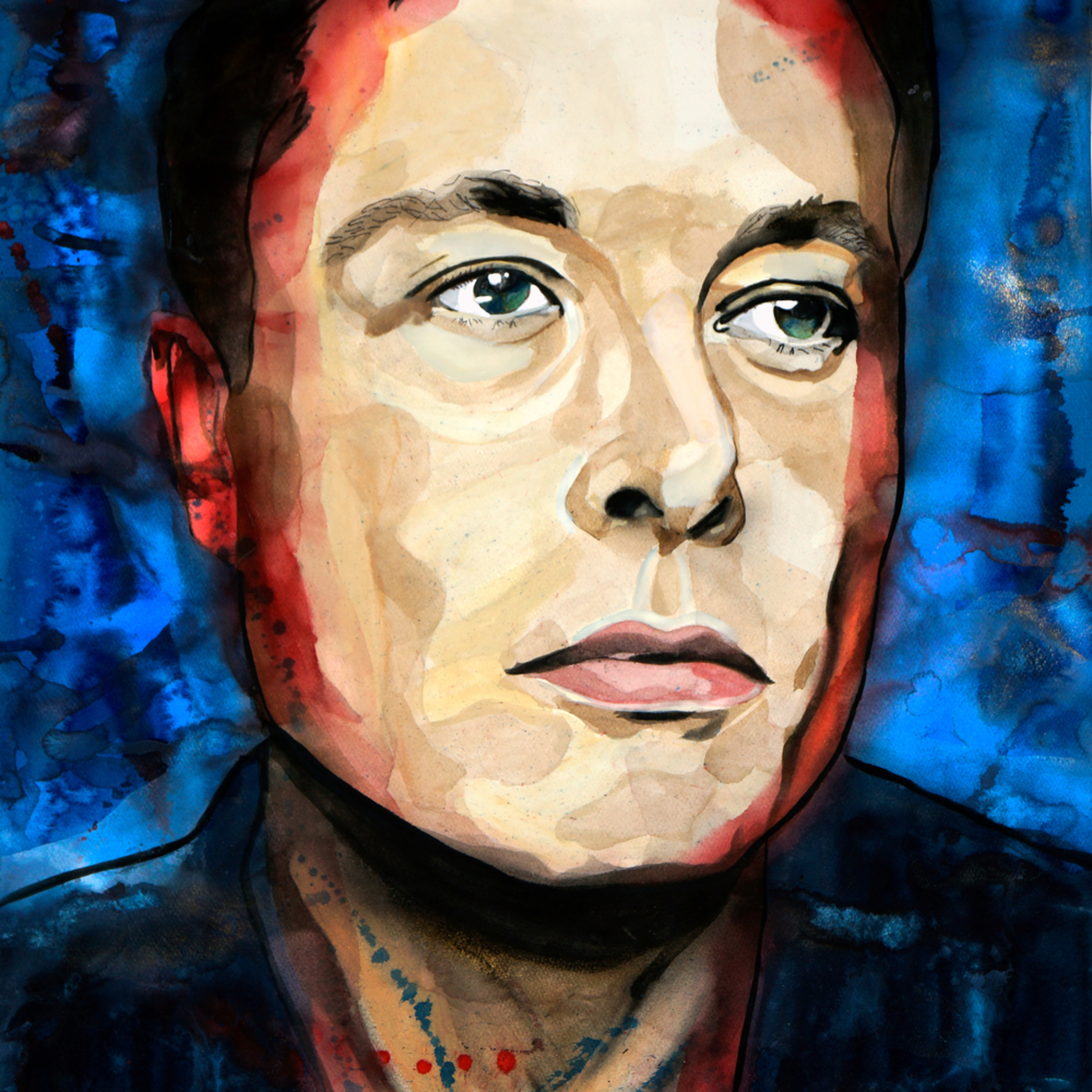 Elon Musk Art | William K. Stidham - heART Art