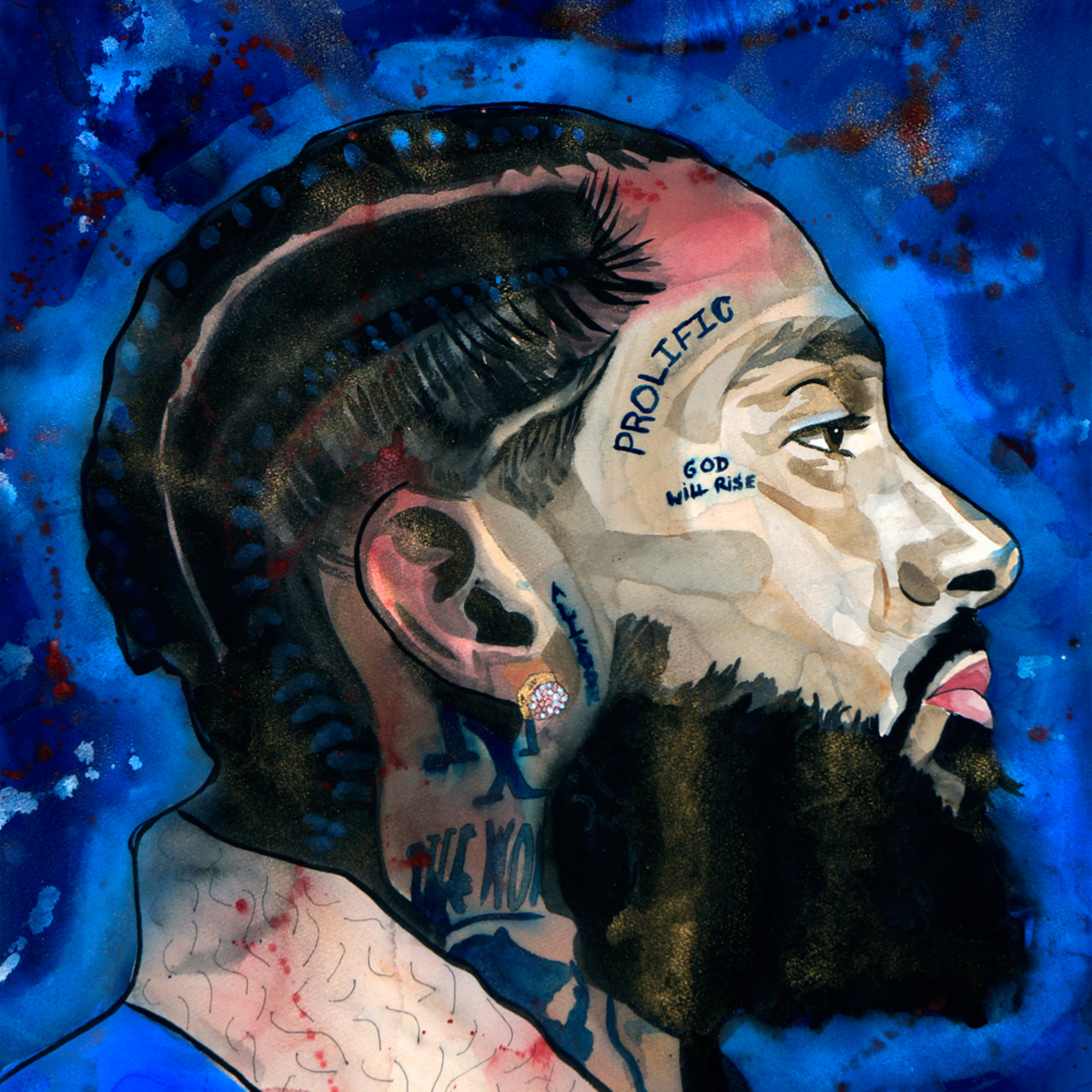Nipsey Hussle Art | William K. Stidham - heART Art