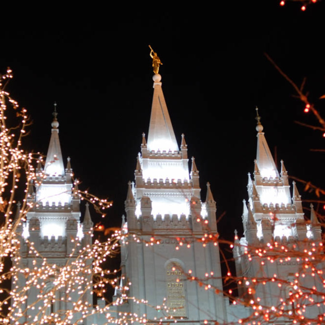 Salt Lake City Temple Christmas Brilliance