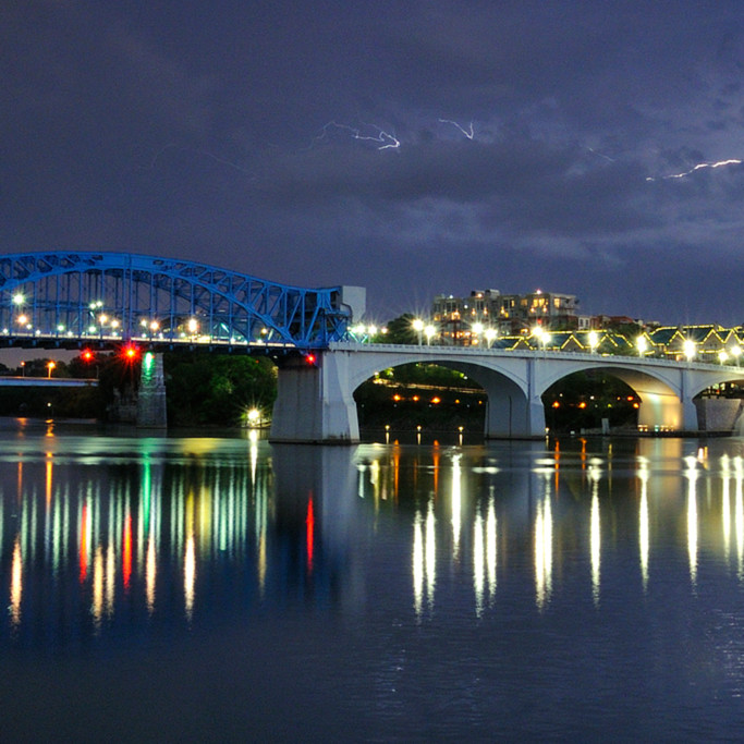 Market Street Bridge & Storm Panorama