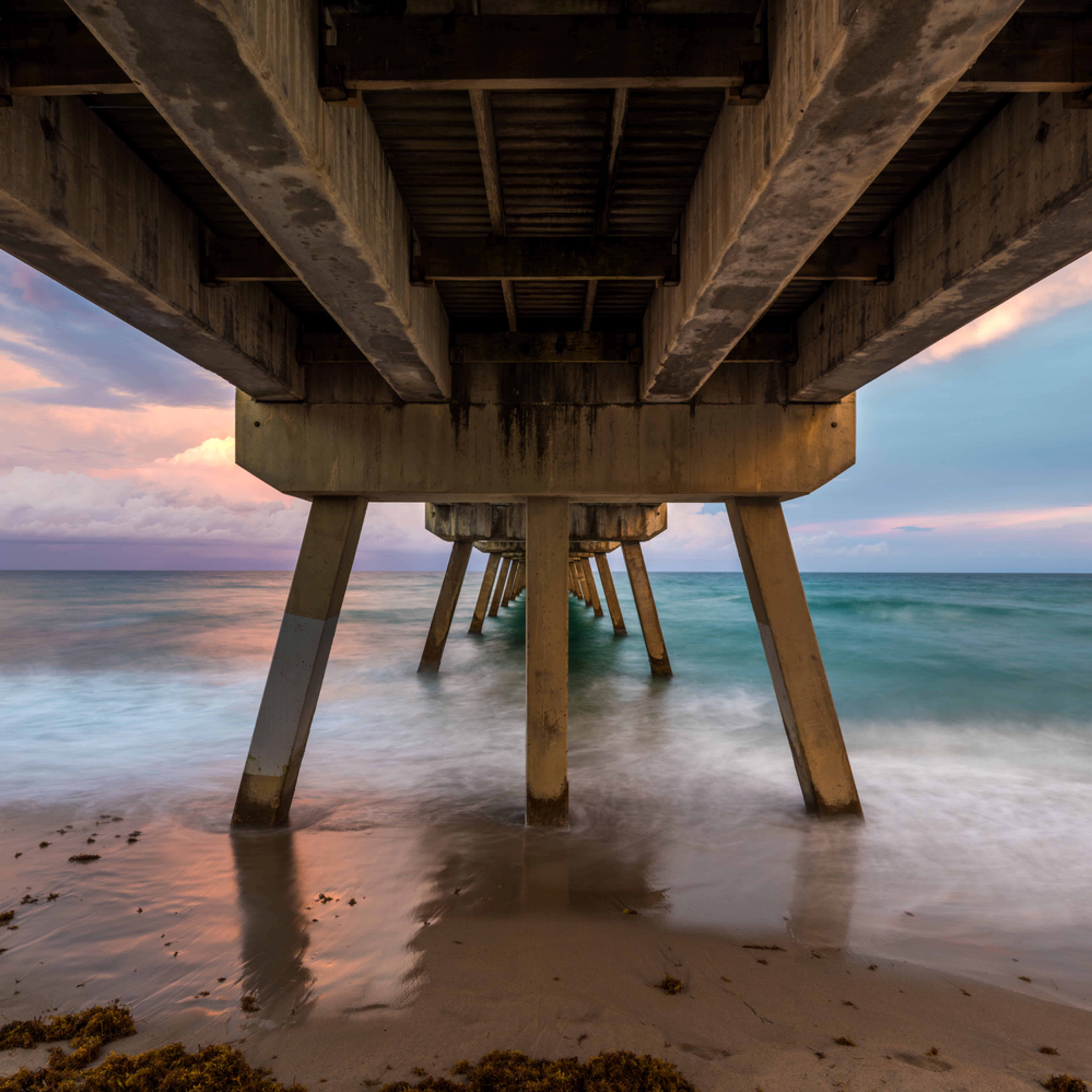 Deerfield Pier Sunset