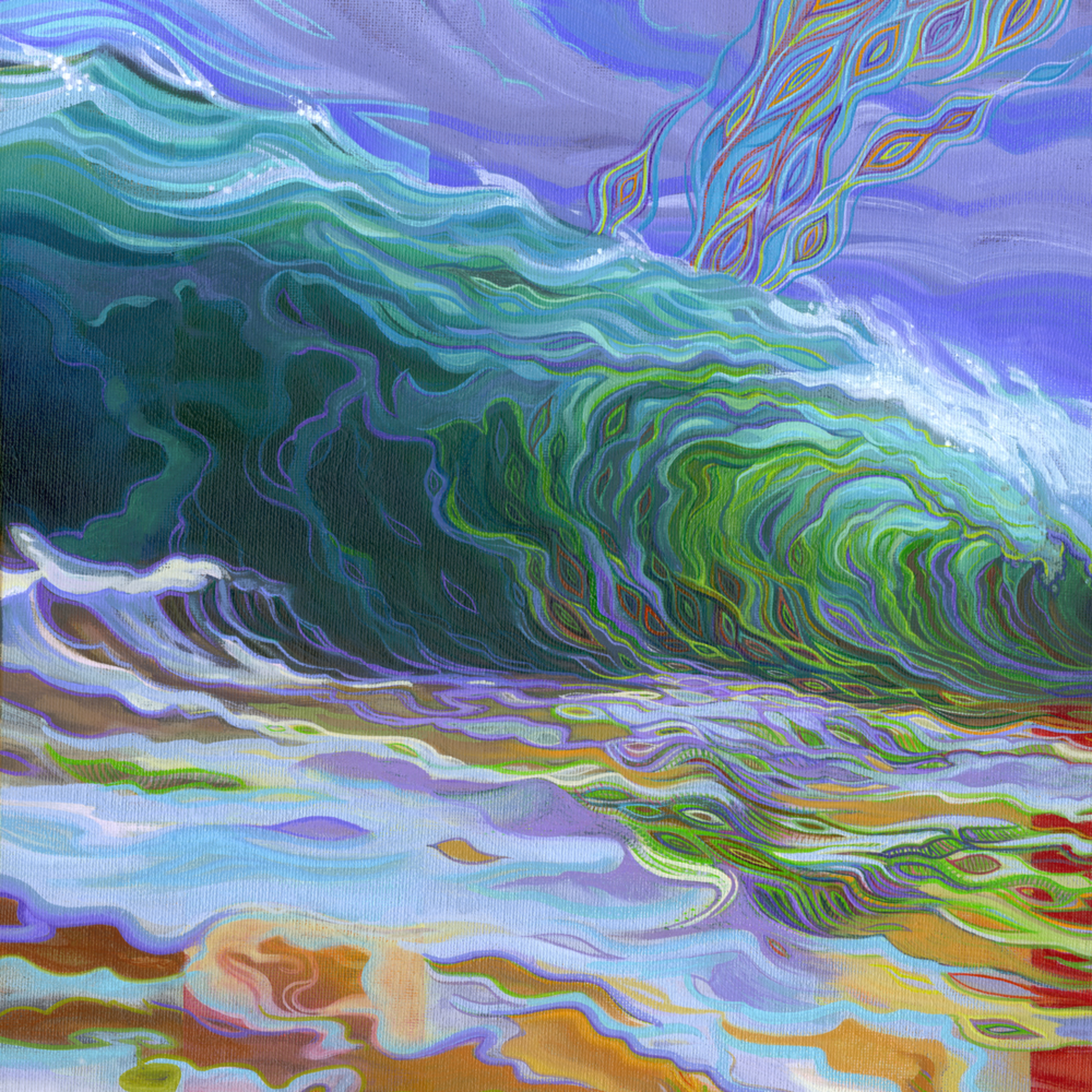 Between Two Worlds Painting By Spencer Reynolds