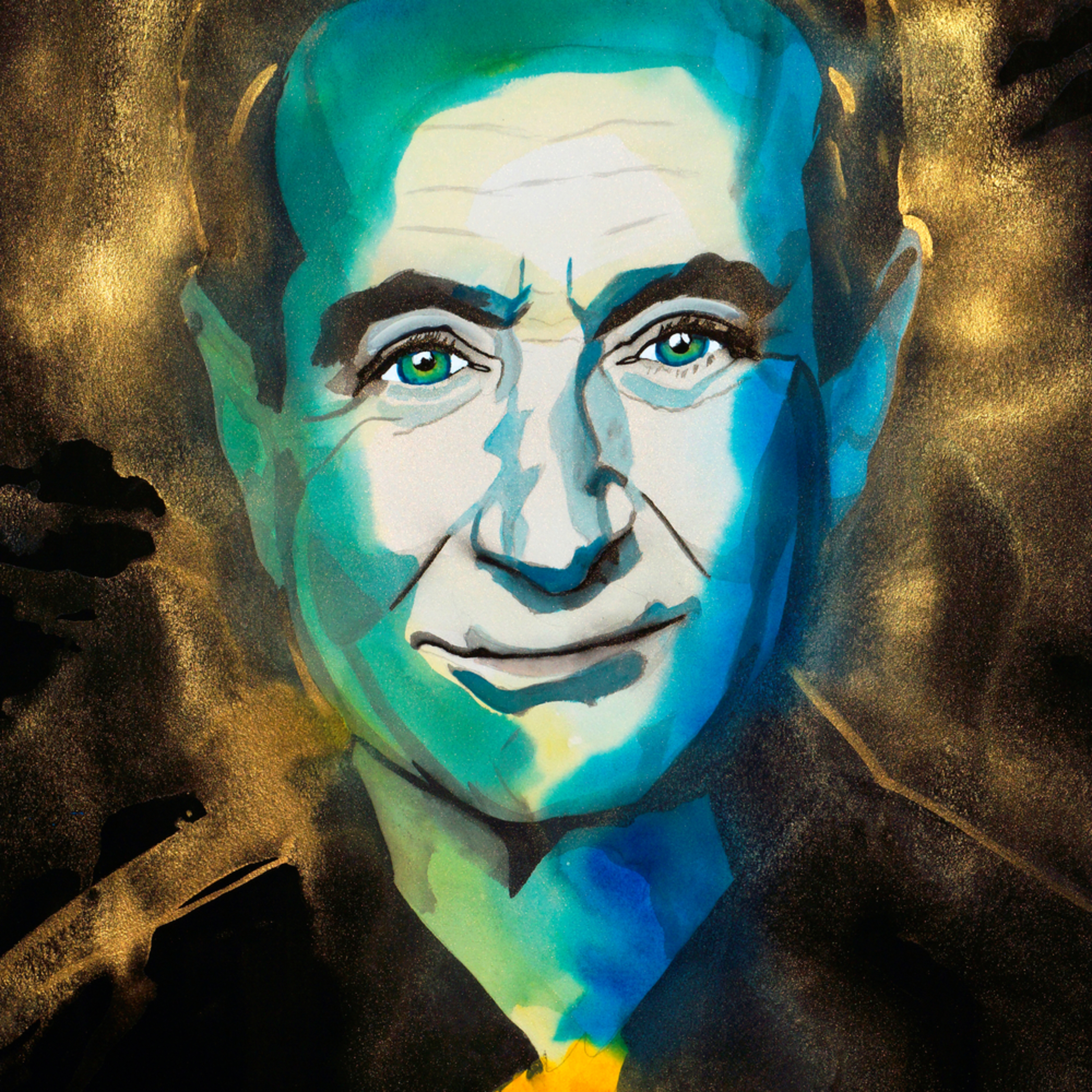 Robin Williams Art William K Stidham Heart Art